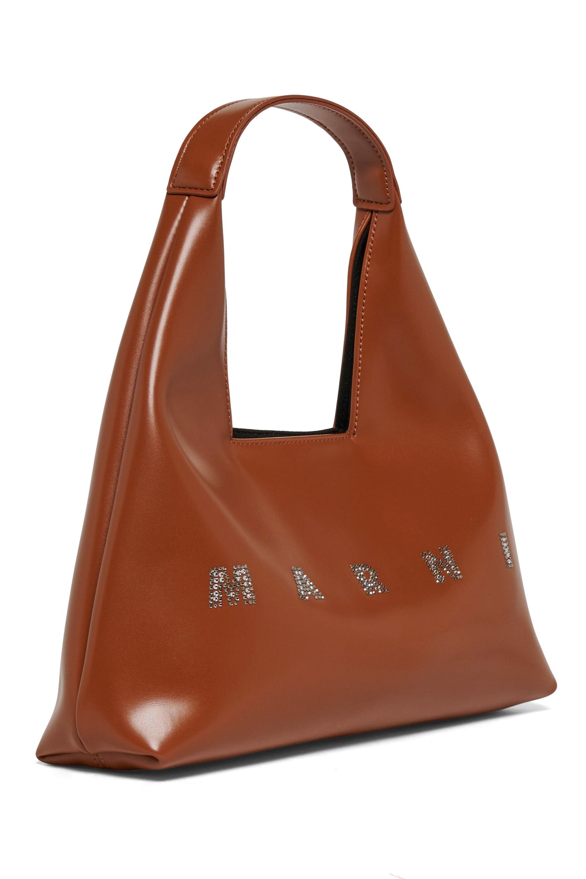 Diamond shoulder bag with logo
