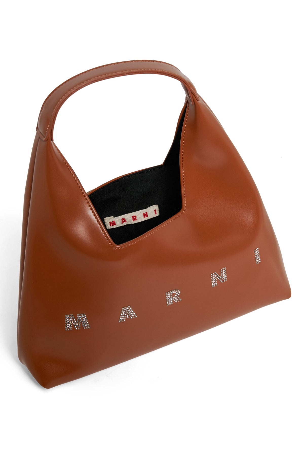 Diamond shoulder bag with logo