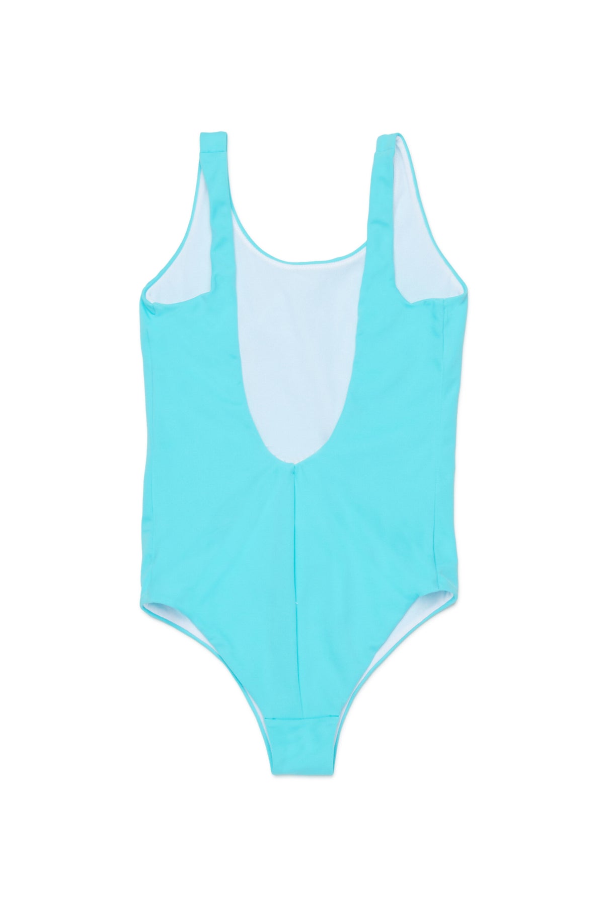 One-piece swimsuit with logo