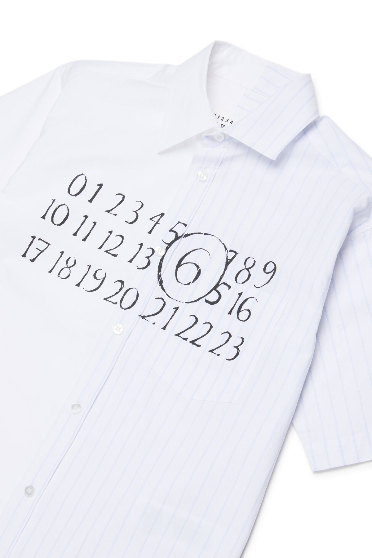 Chemise à manches courtes avec logo