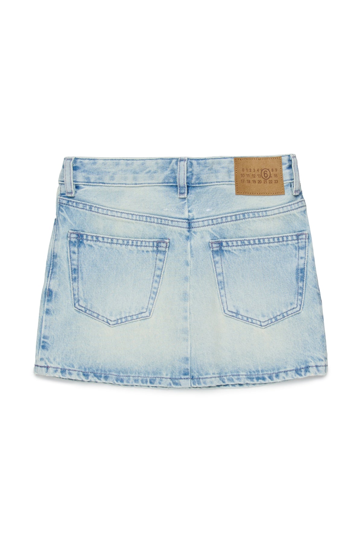 Jupe en denim cinq poches