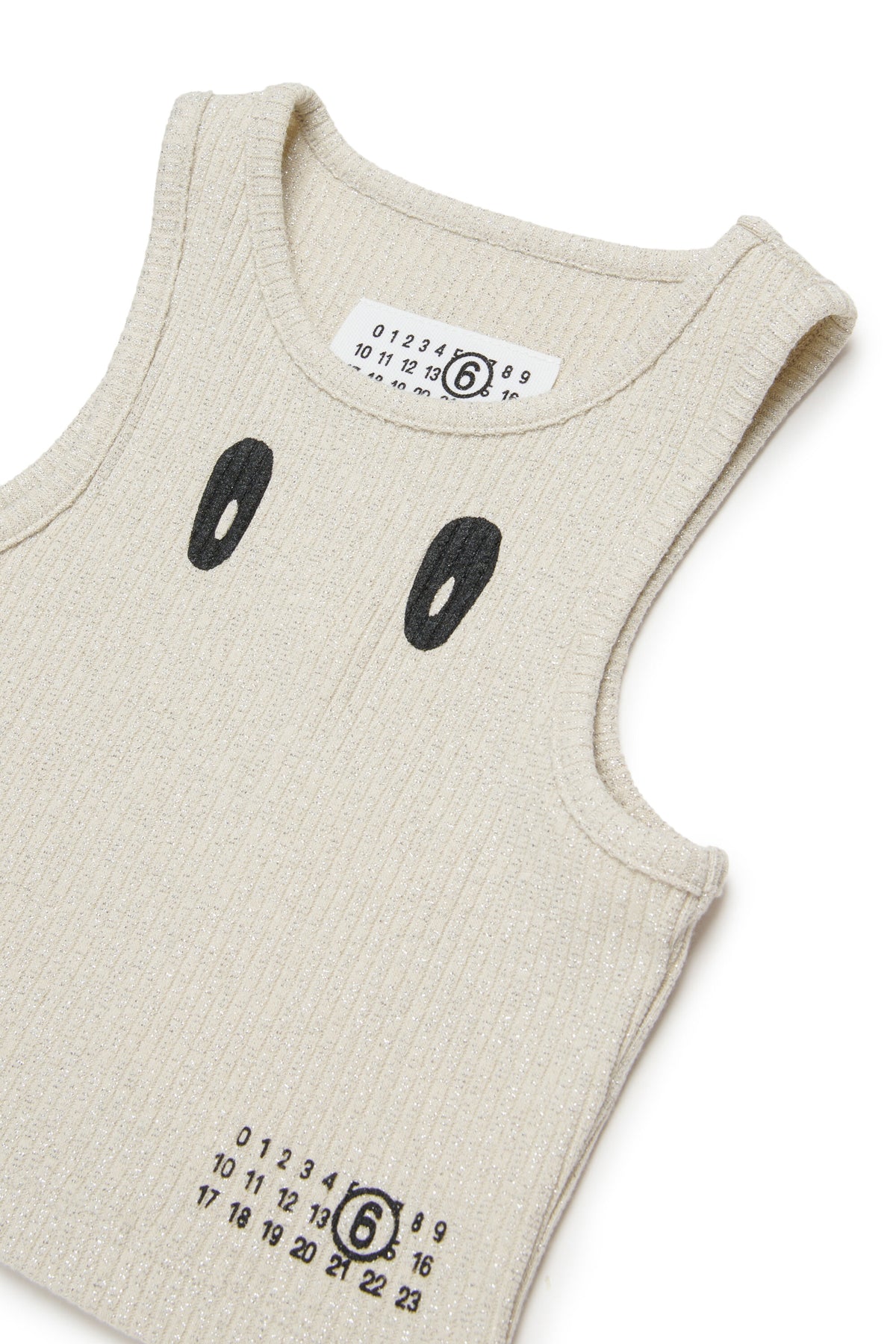 Sleeveless T-shirt with logo