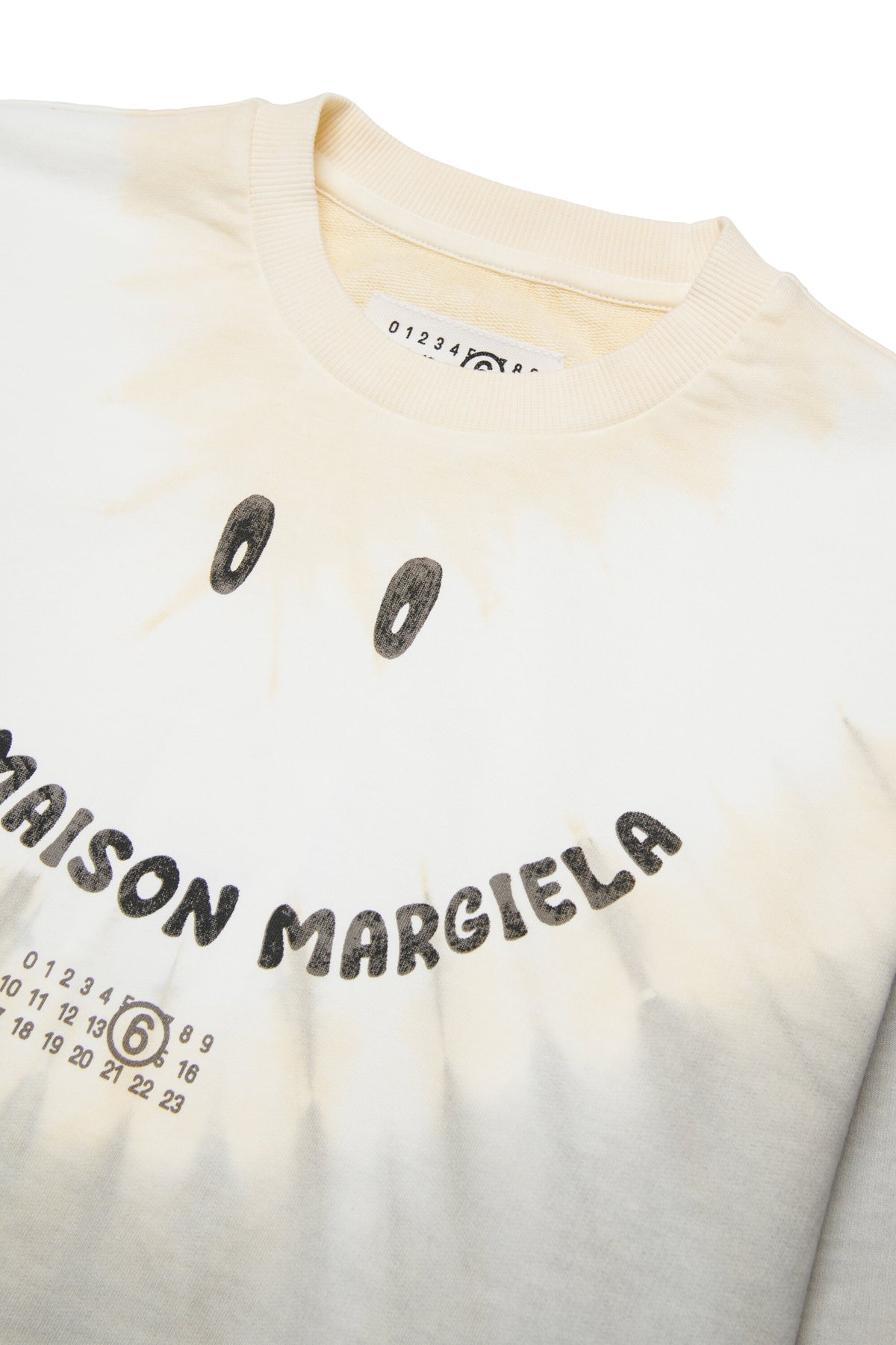 Crew-neck sweatshirt with funny logo