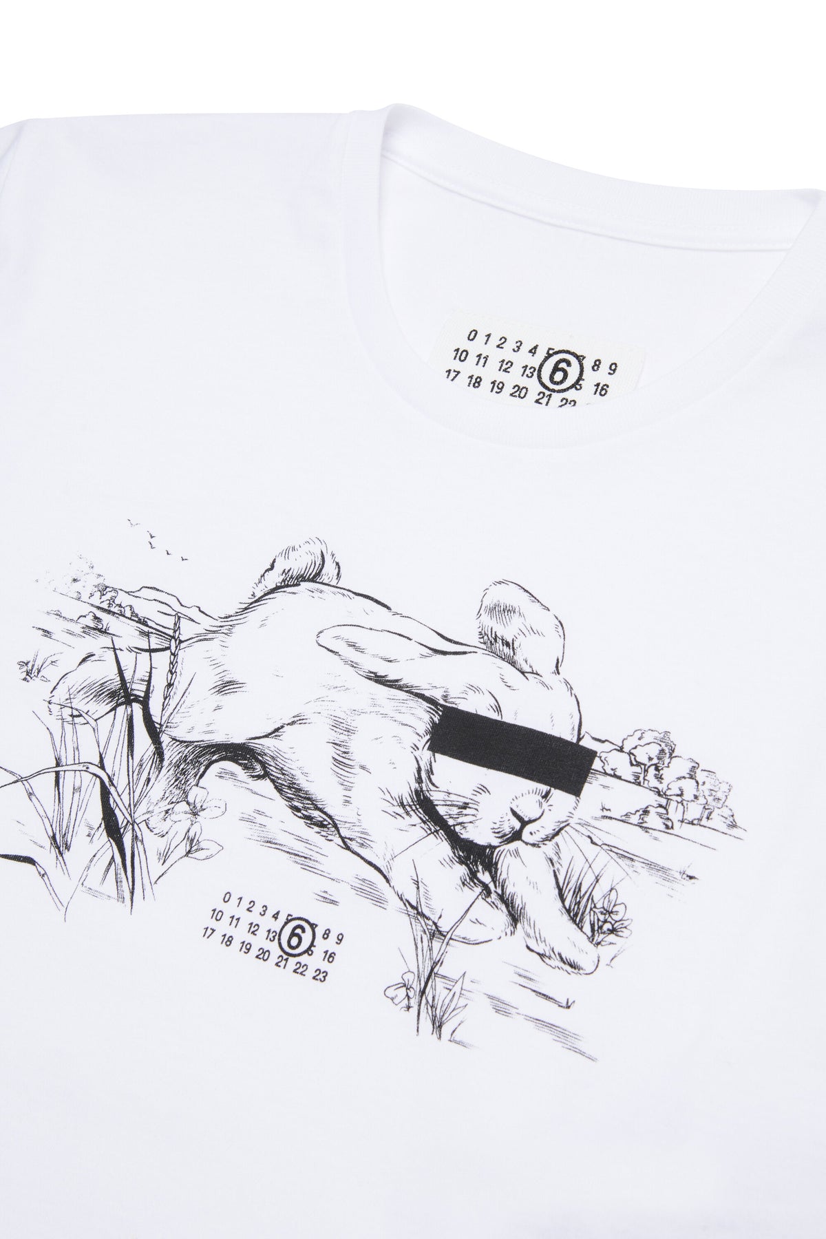 T-shirt with print and logo