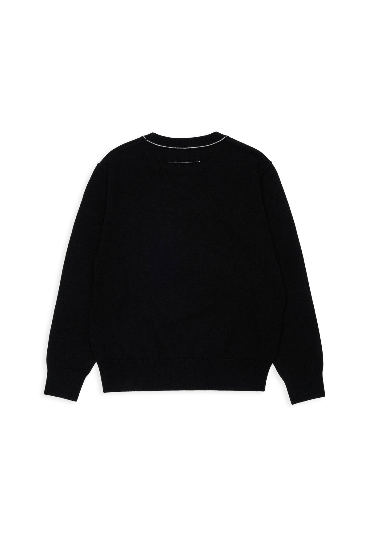 Wool-blend crewneck sweater