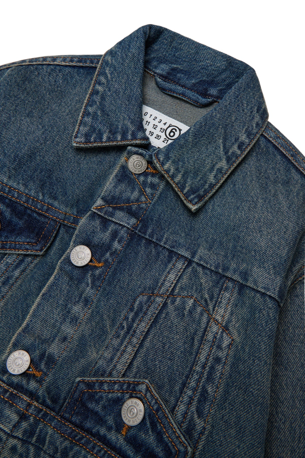 Veste en denim avec logo