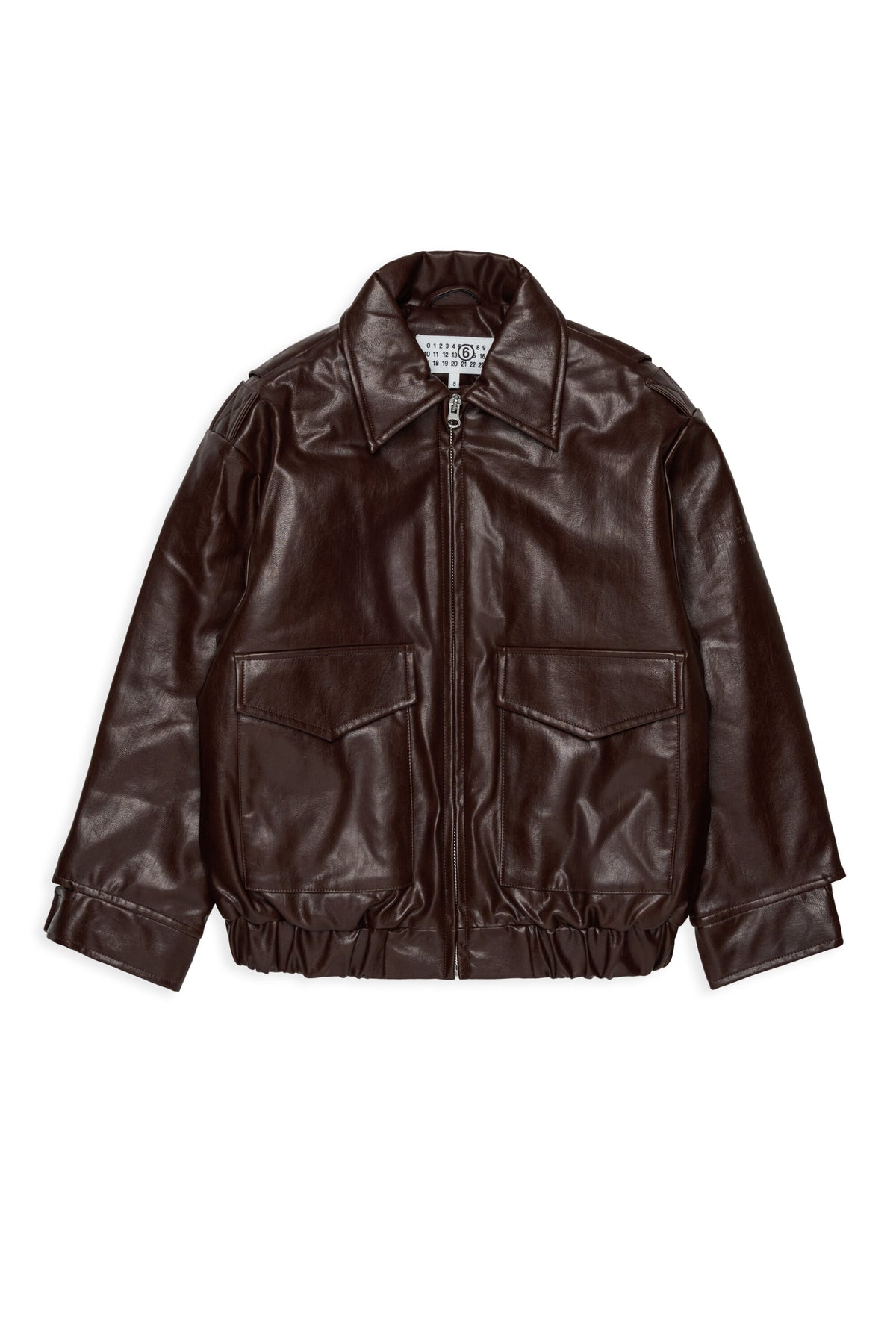 Veste biker avec logo imprimé