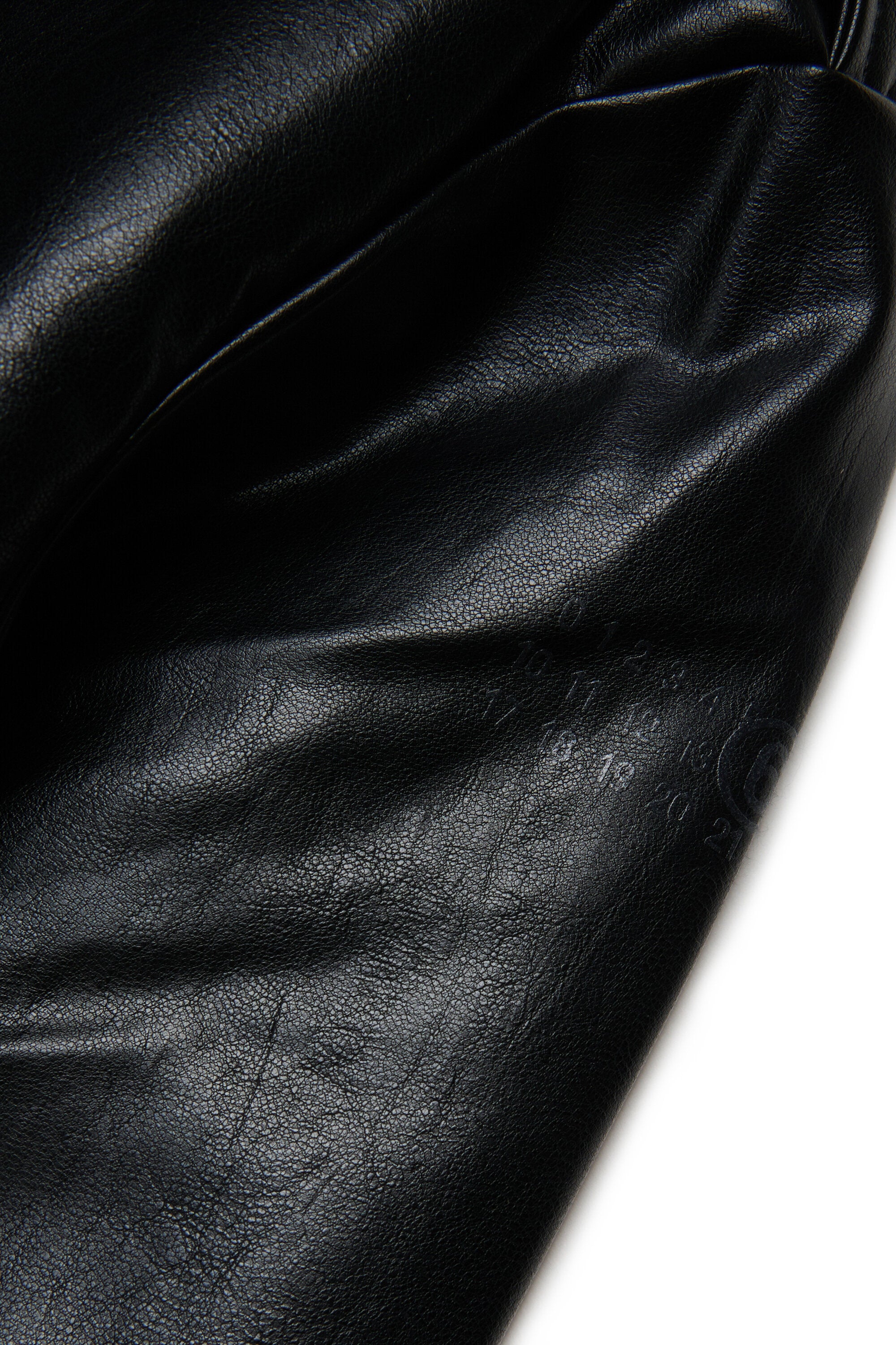 Chaqueta biker con logo estampado