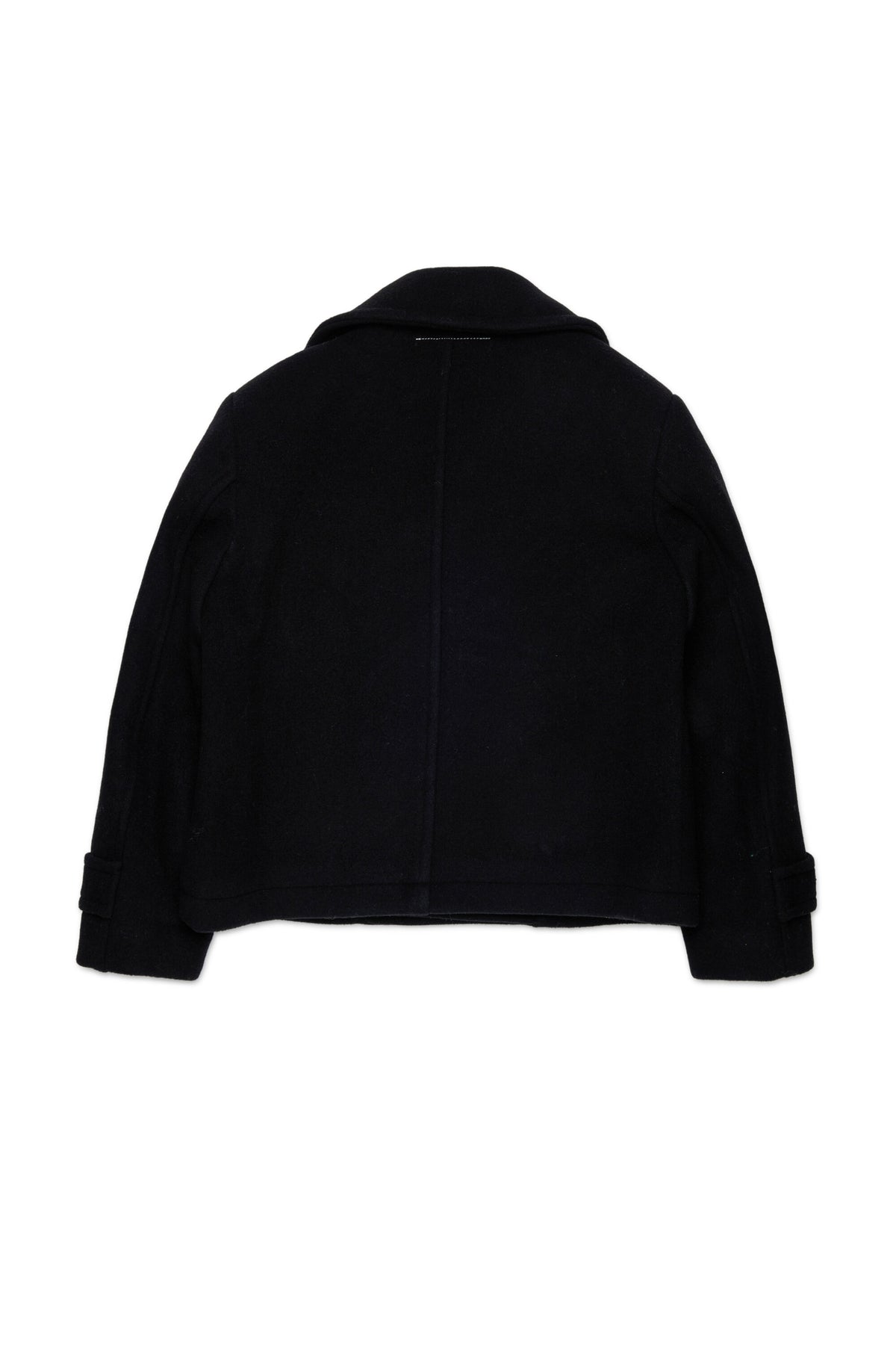 Double-breasted coat in wool blend