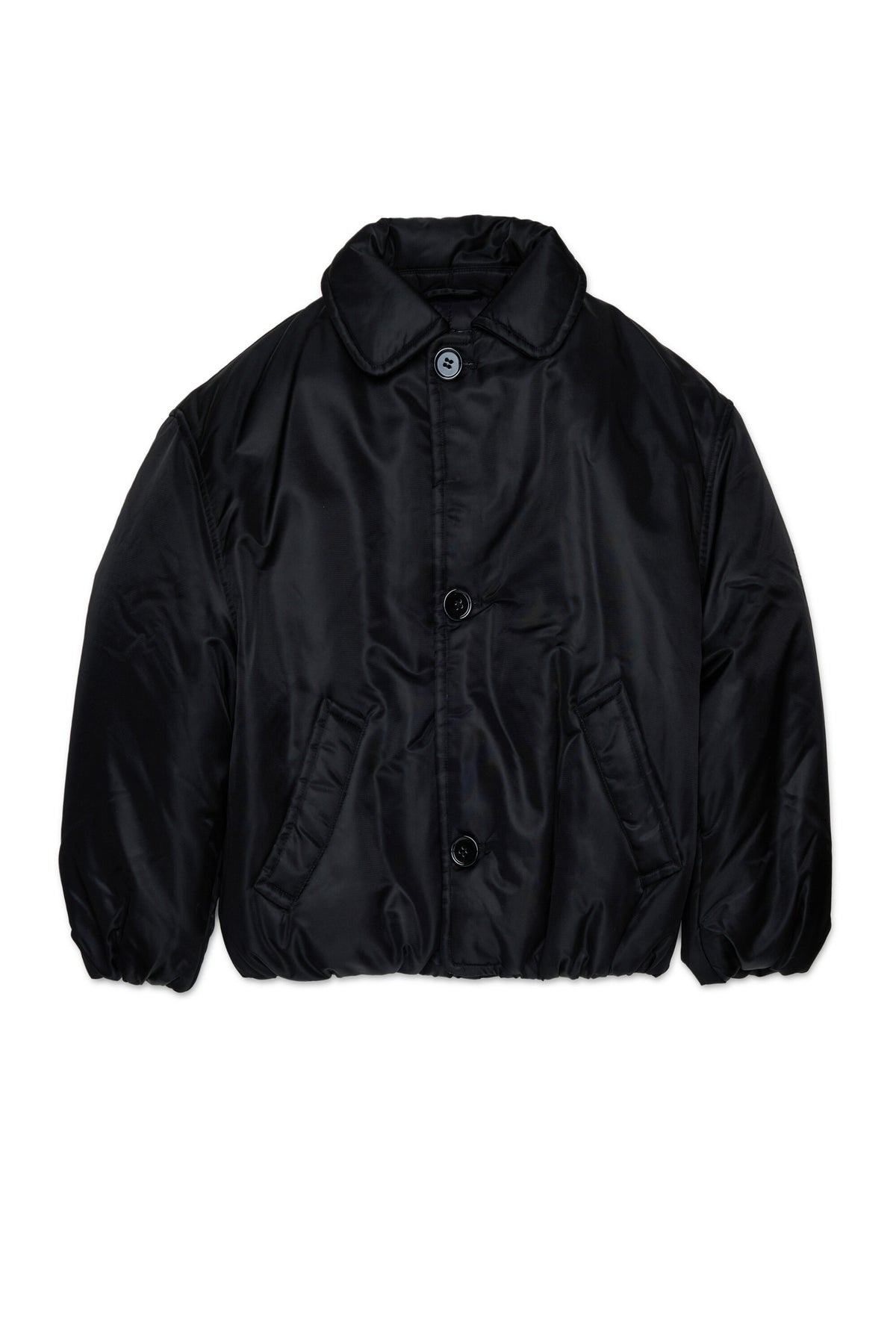 Padded jacket with buttons