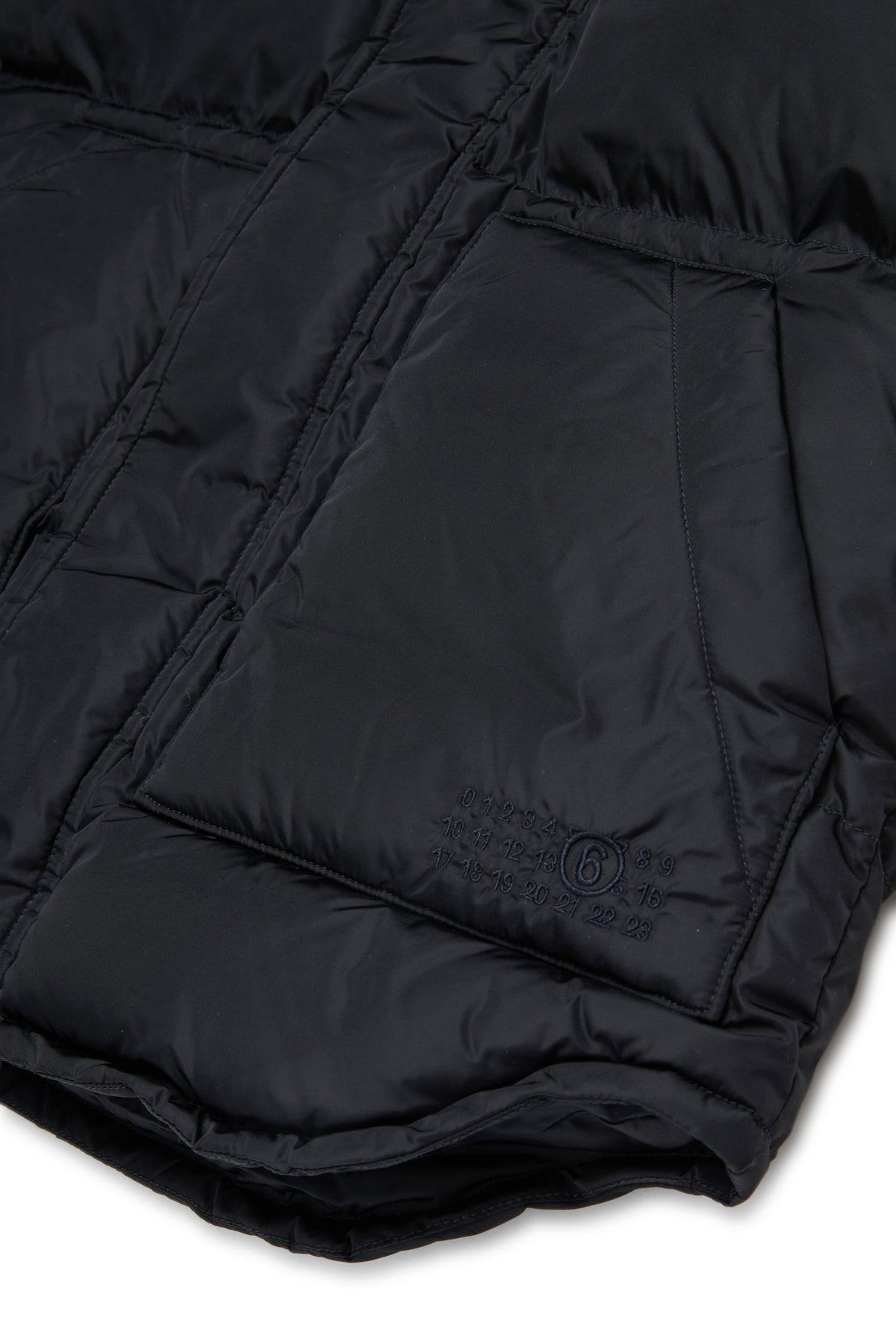 Chaqueta acolchada con logo
