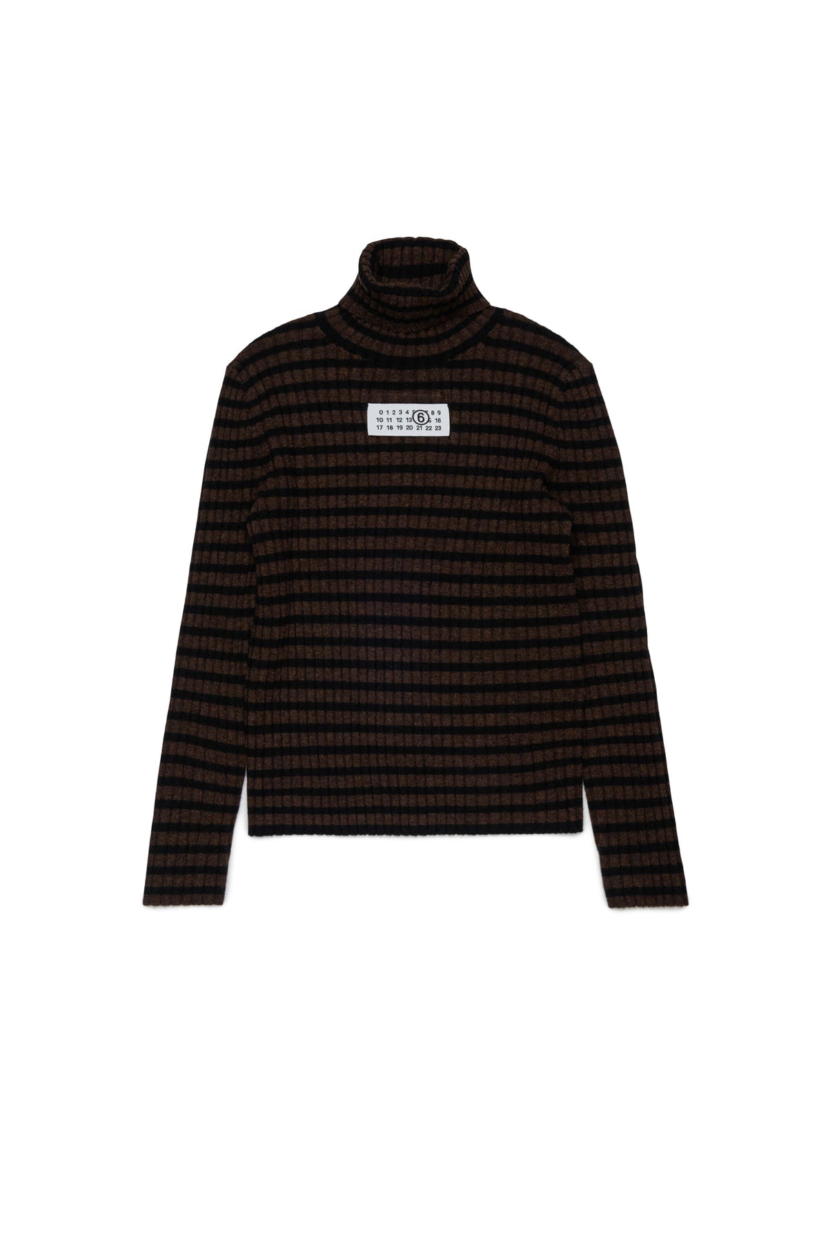 Pull rayé avec logo