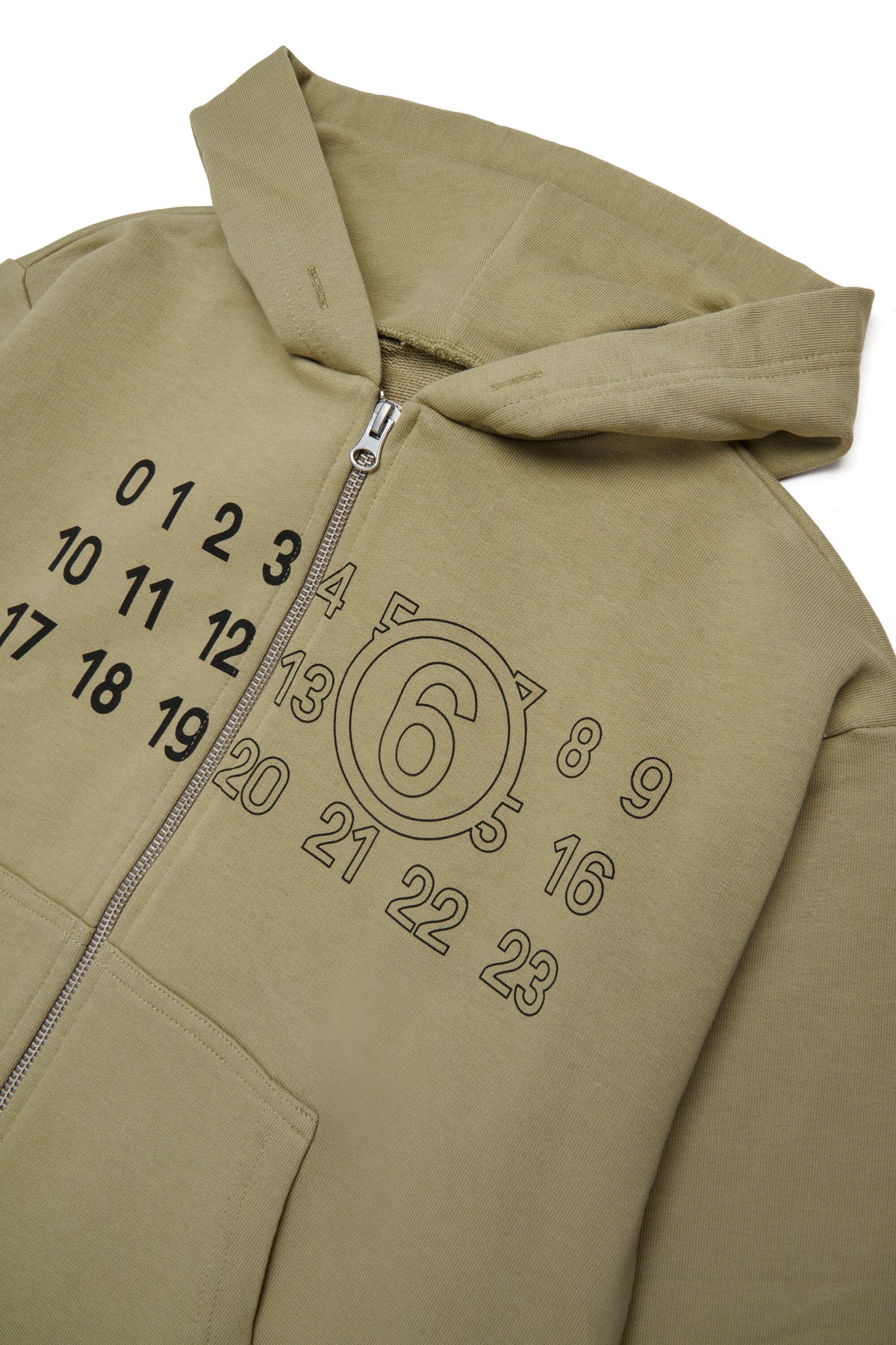 Sweat zippé avec logo