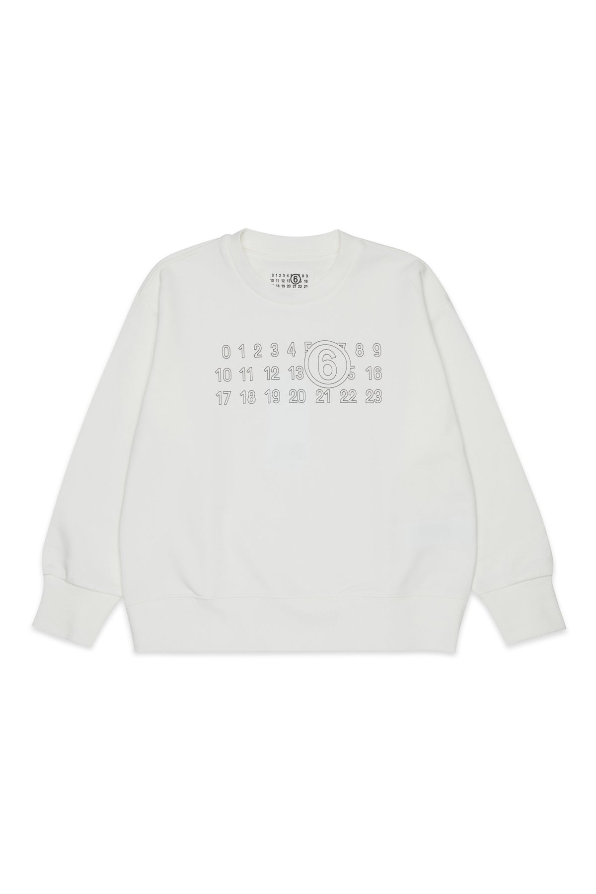 Sweat-shirt col rond avec logo