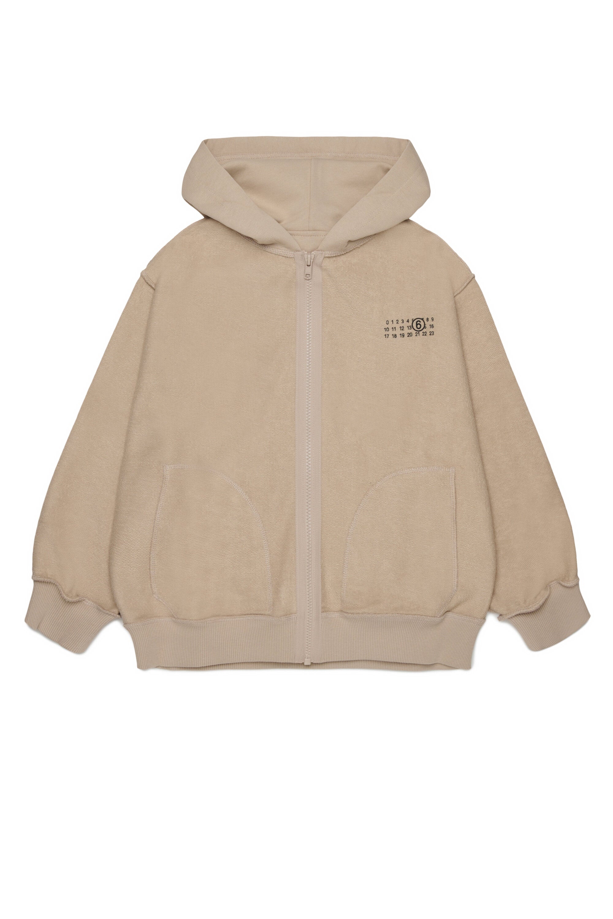 Sudadera con cremallera y logo