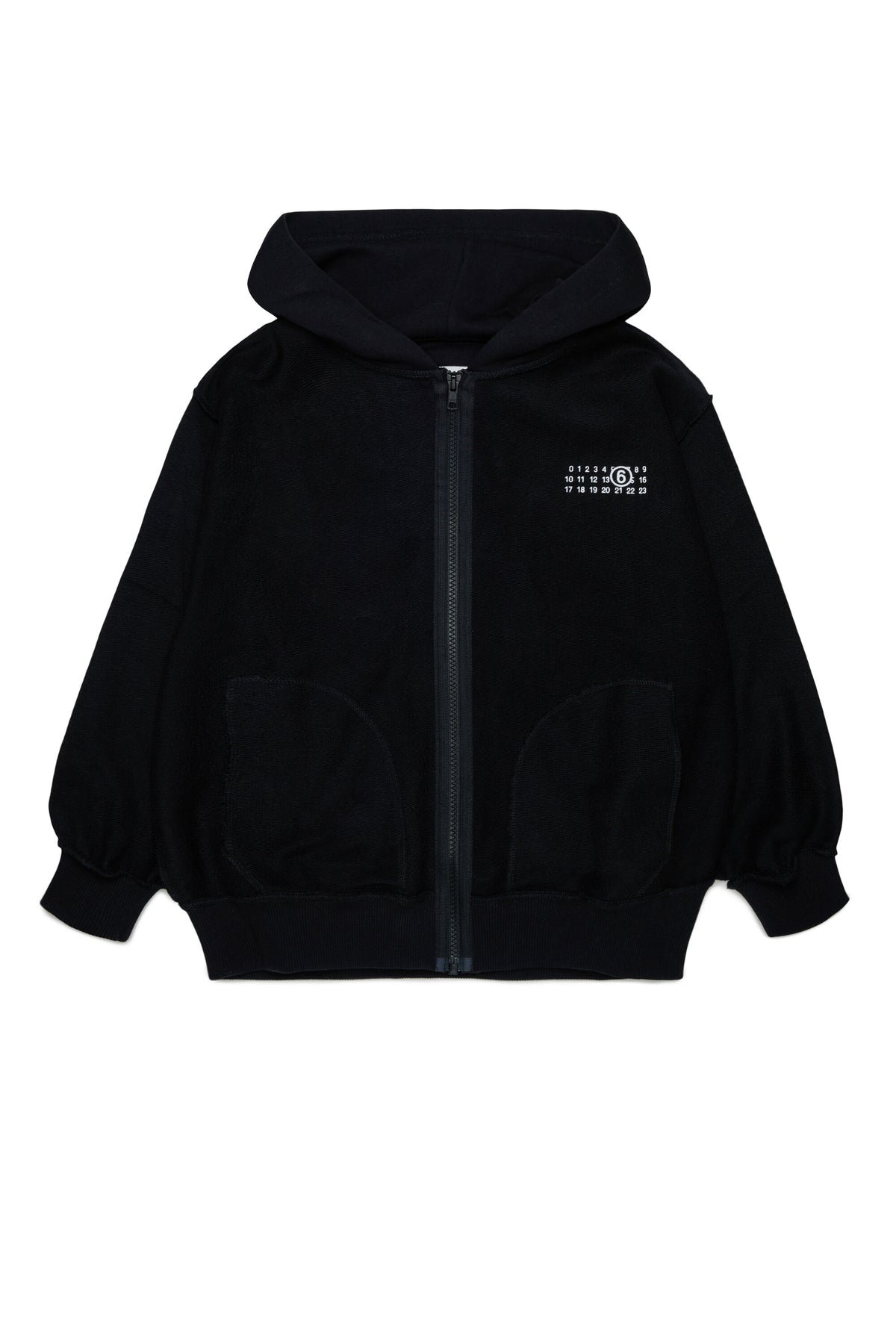 Zip sweatshirt with logo