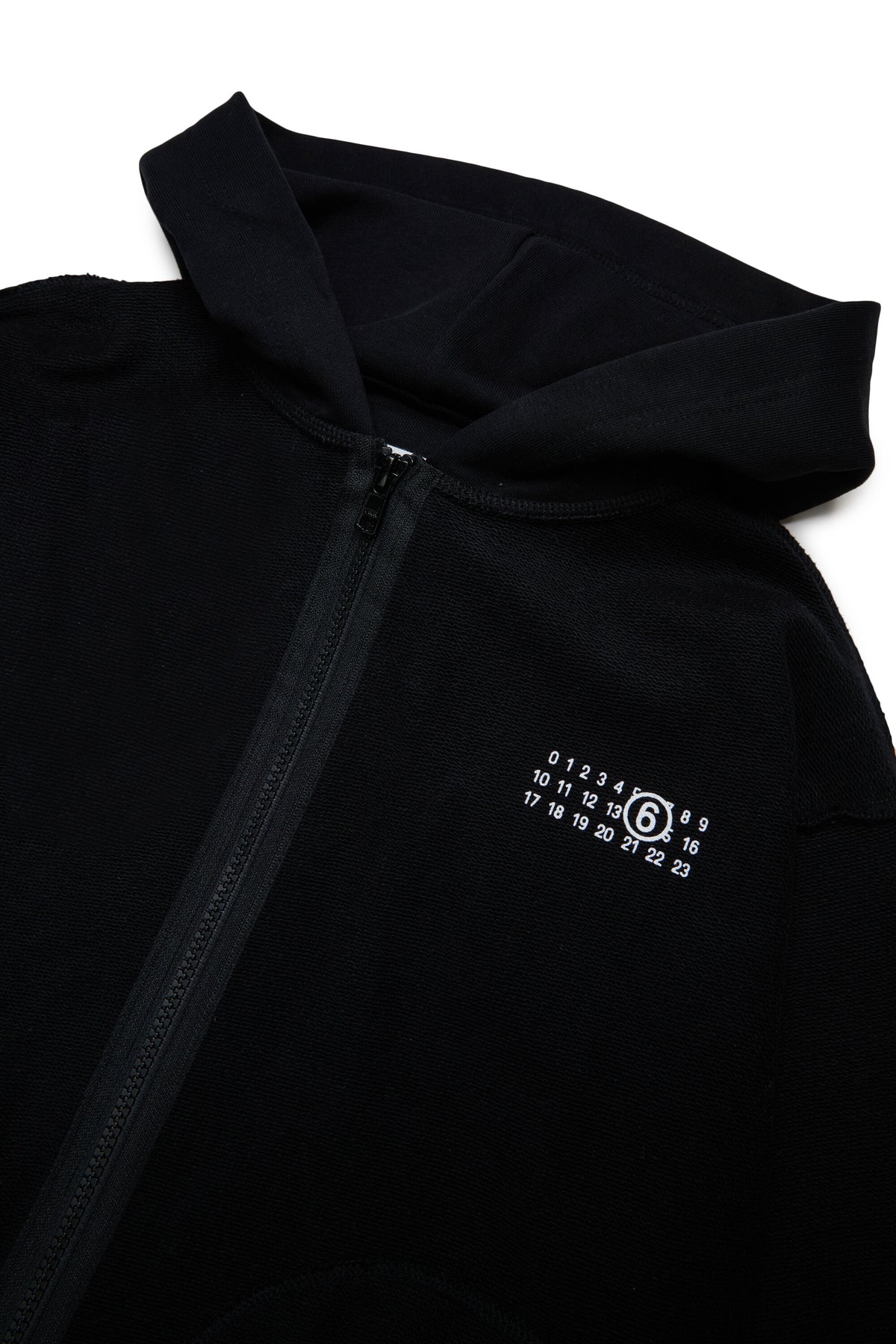 Zip sweatshirt with logo