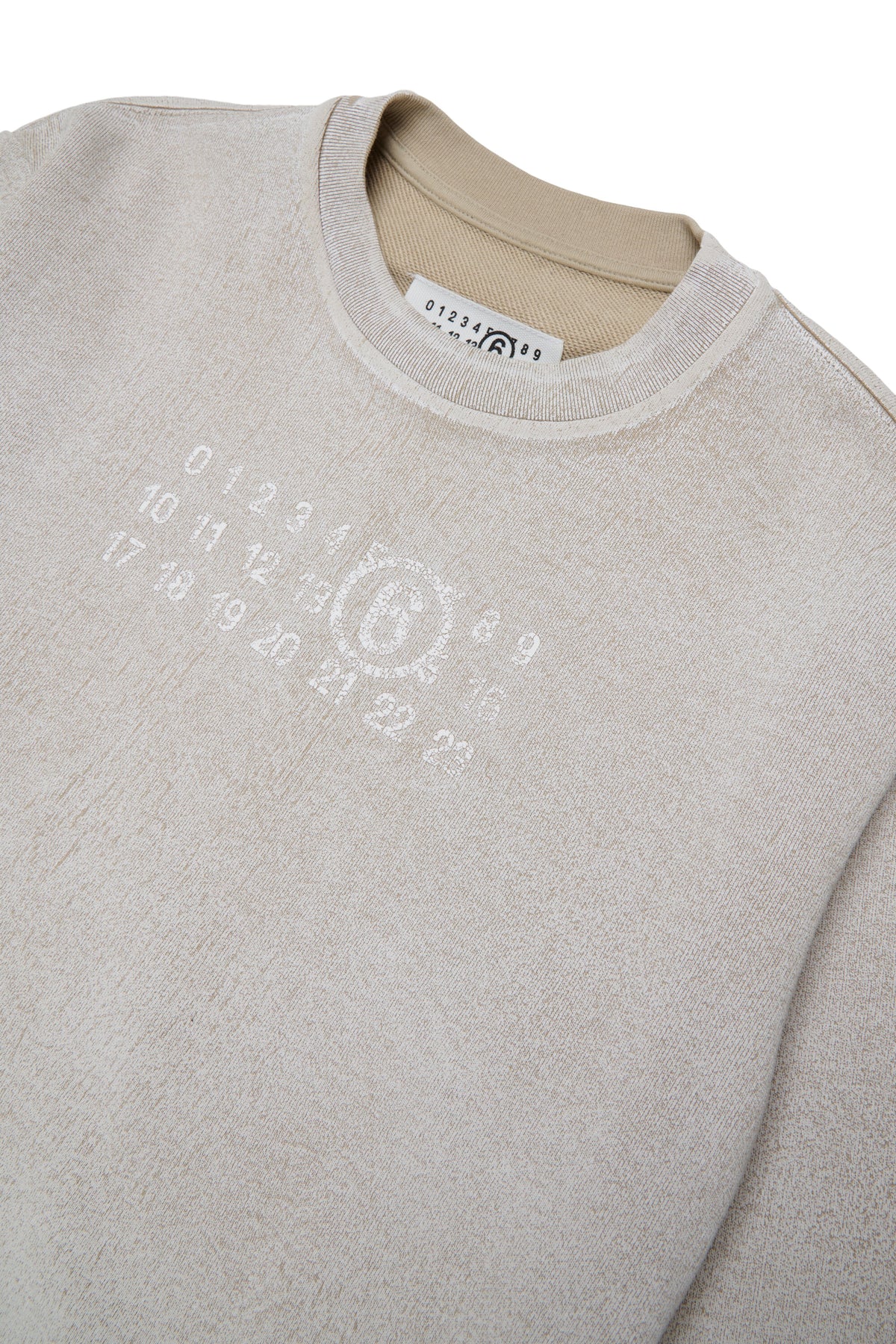 Sweat-shirt col rond avec logo