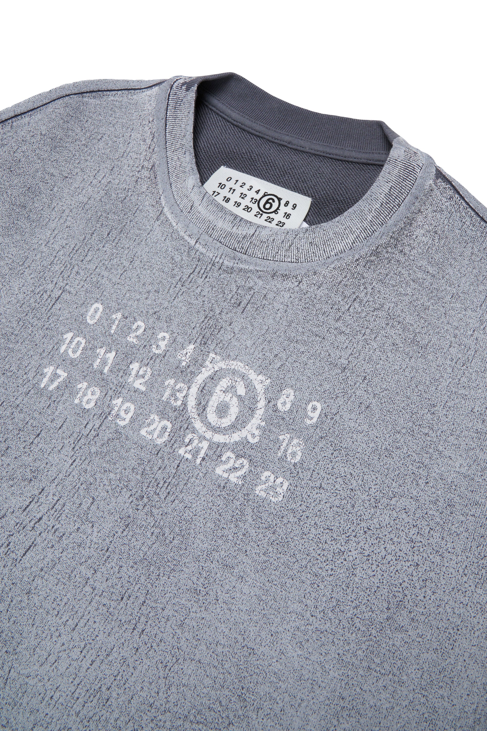 Sweat-shirt col rond avec logo