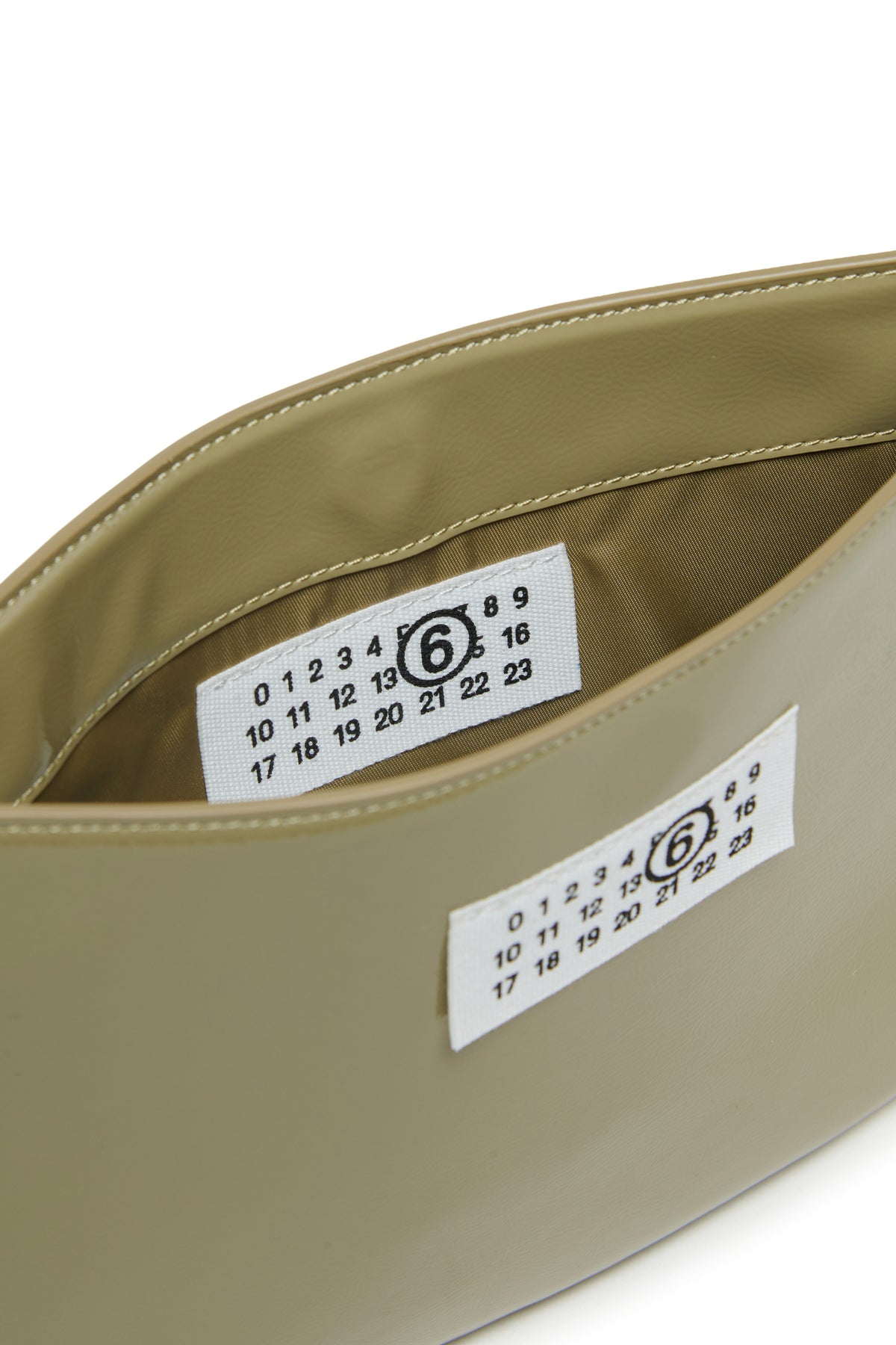 Bolso bandolera brillante con logo