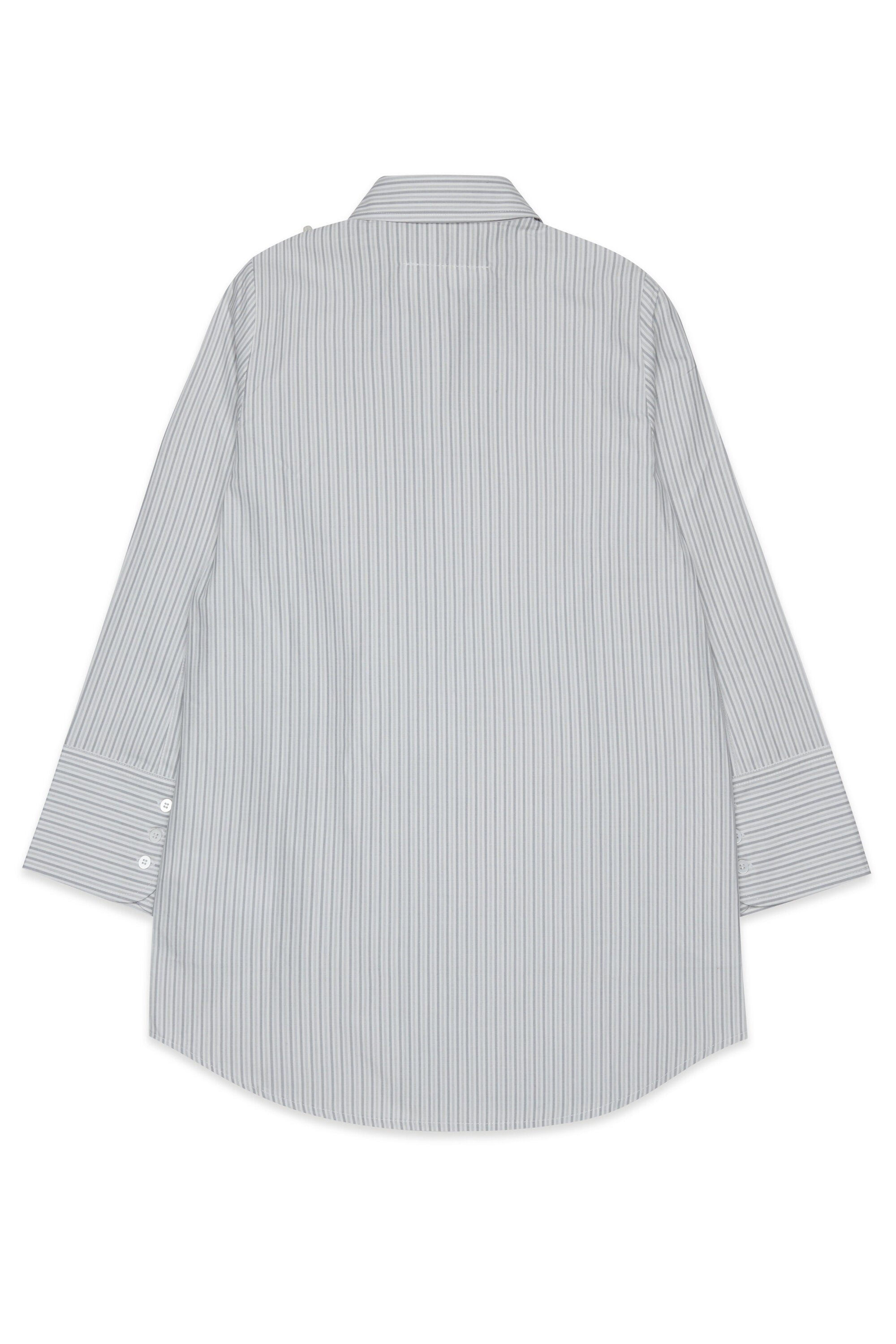 Camisa de rayas con logo