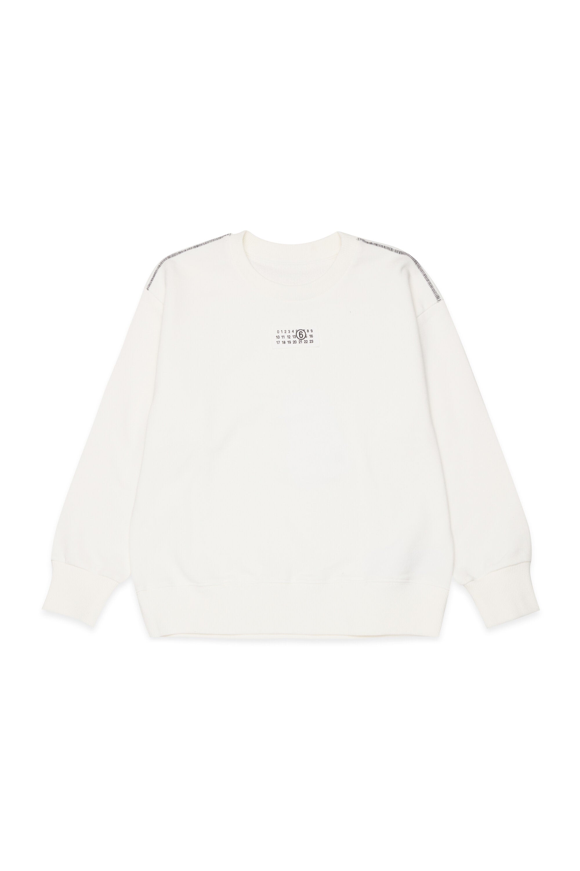 Sweat-shirt col rond avec logo