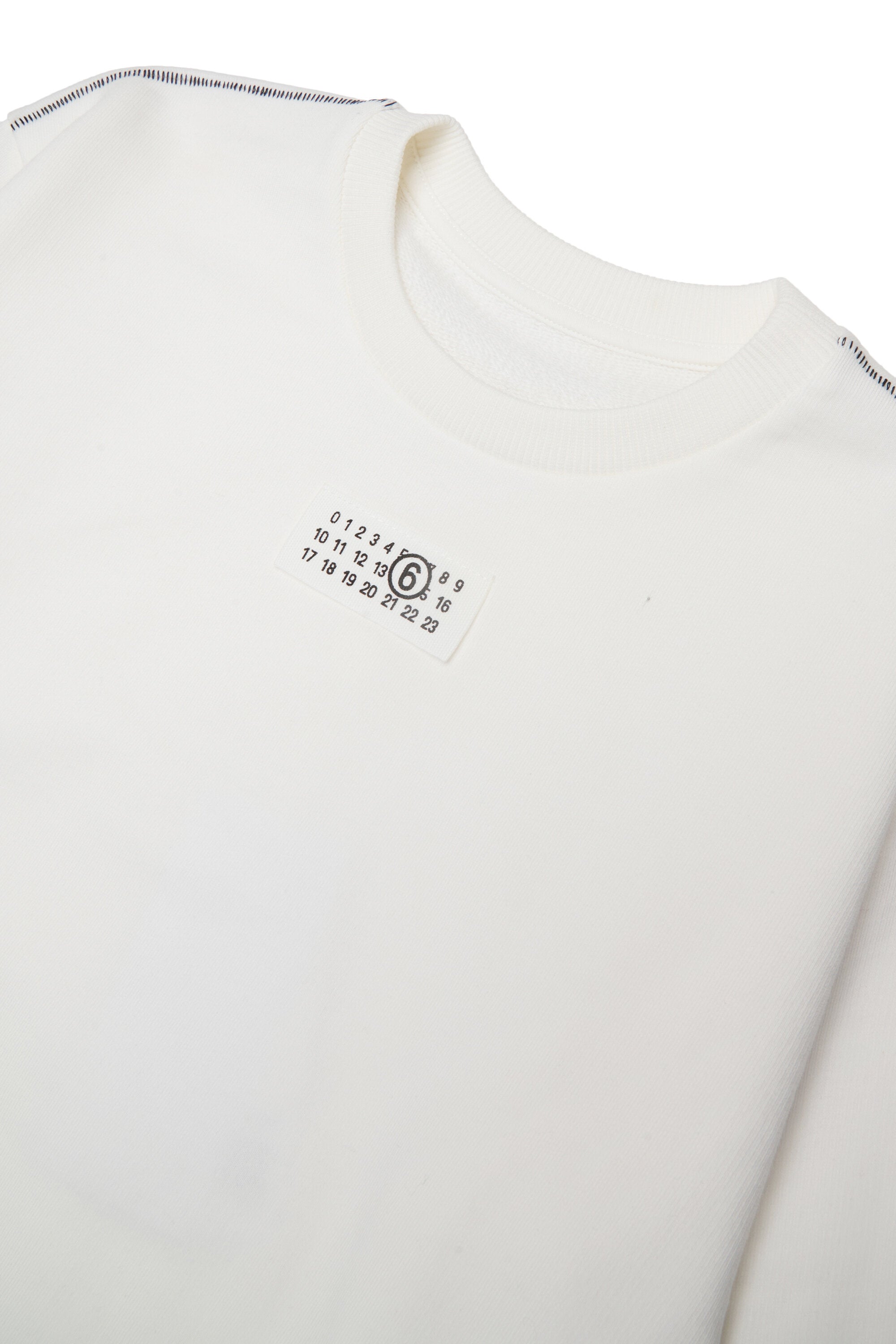 Sweat-shirt col rond avec logo