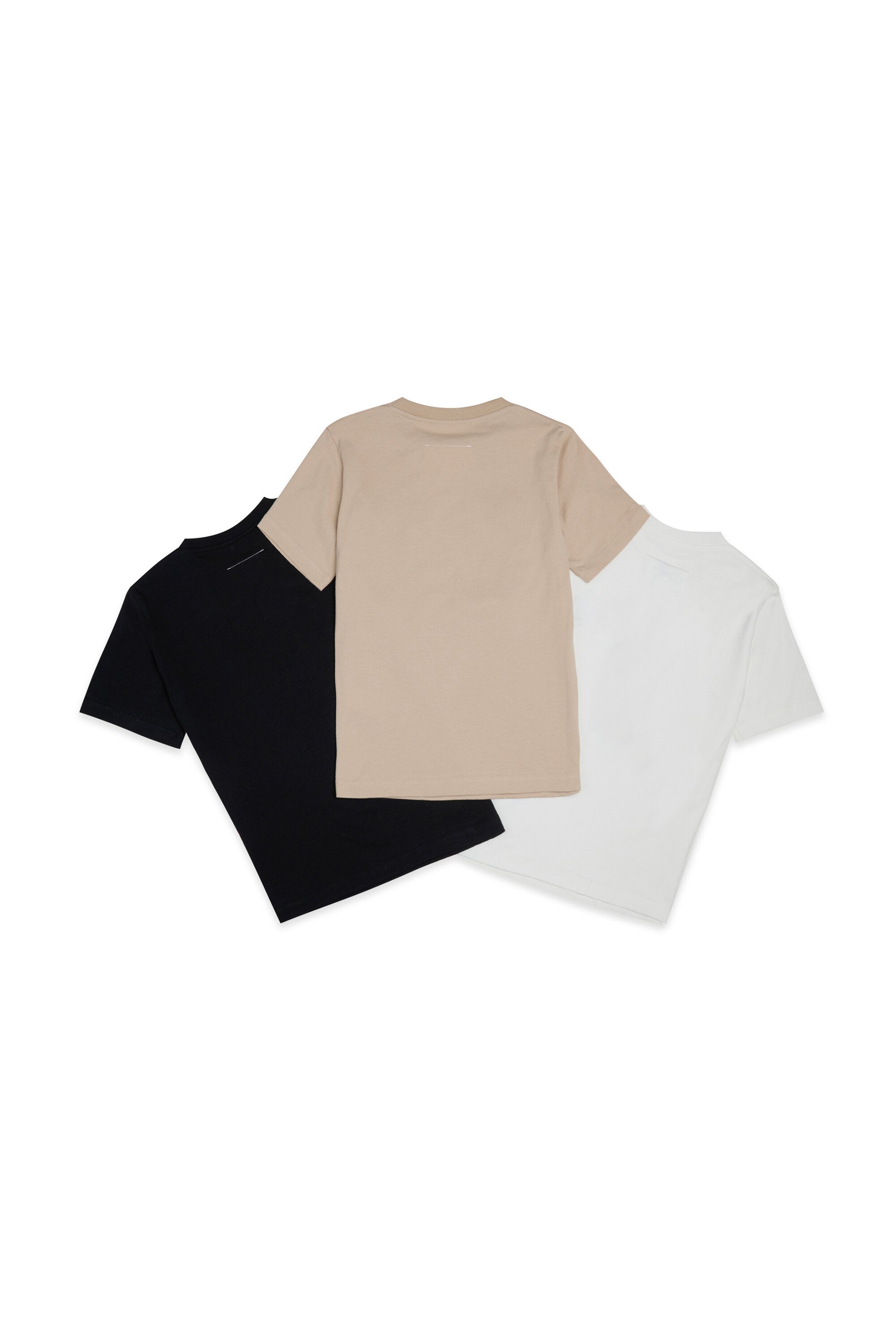 Set de camisetas de cuello redondo con logotipo