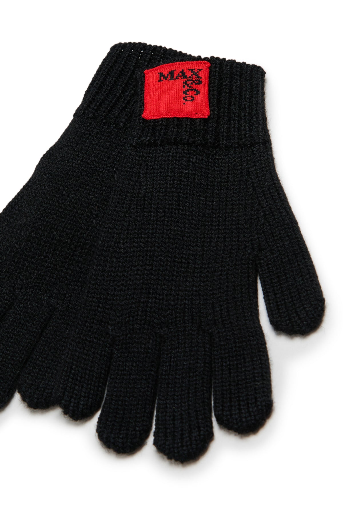 Gants en laine mélangée avec patch