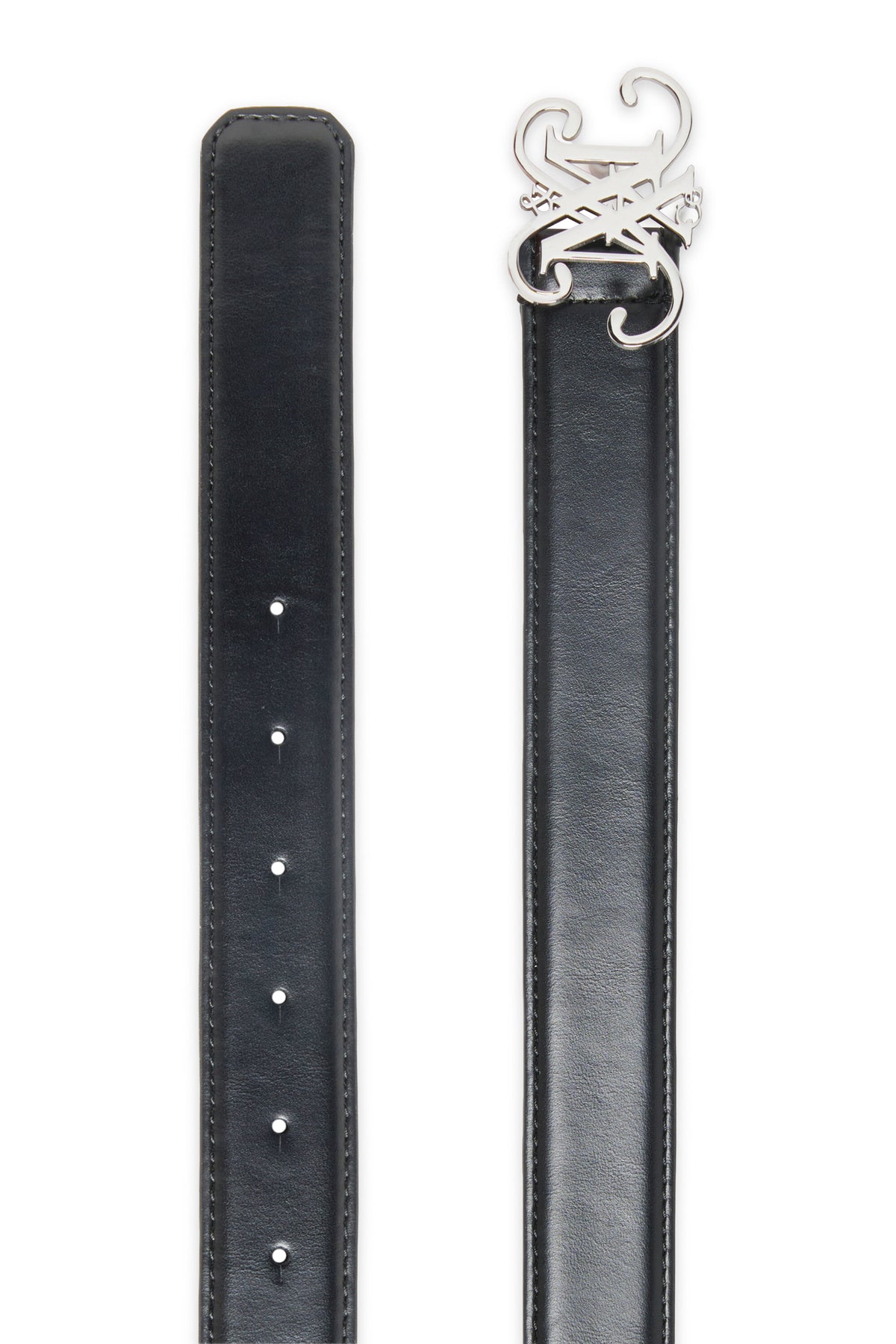 Monogram buckle belt