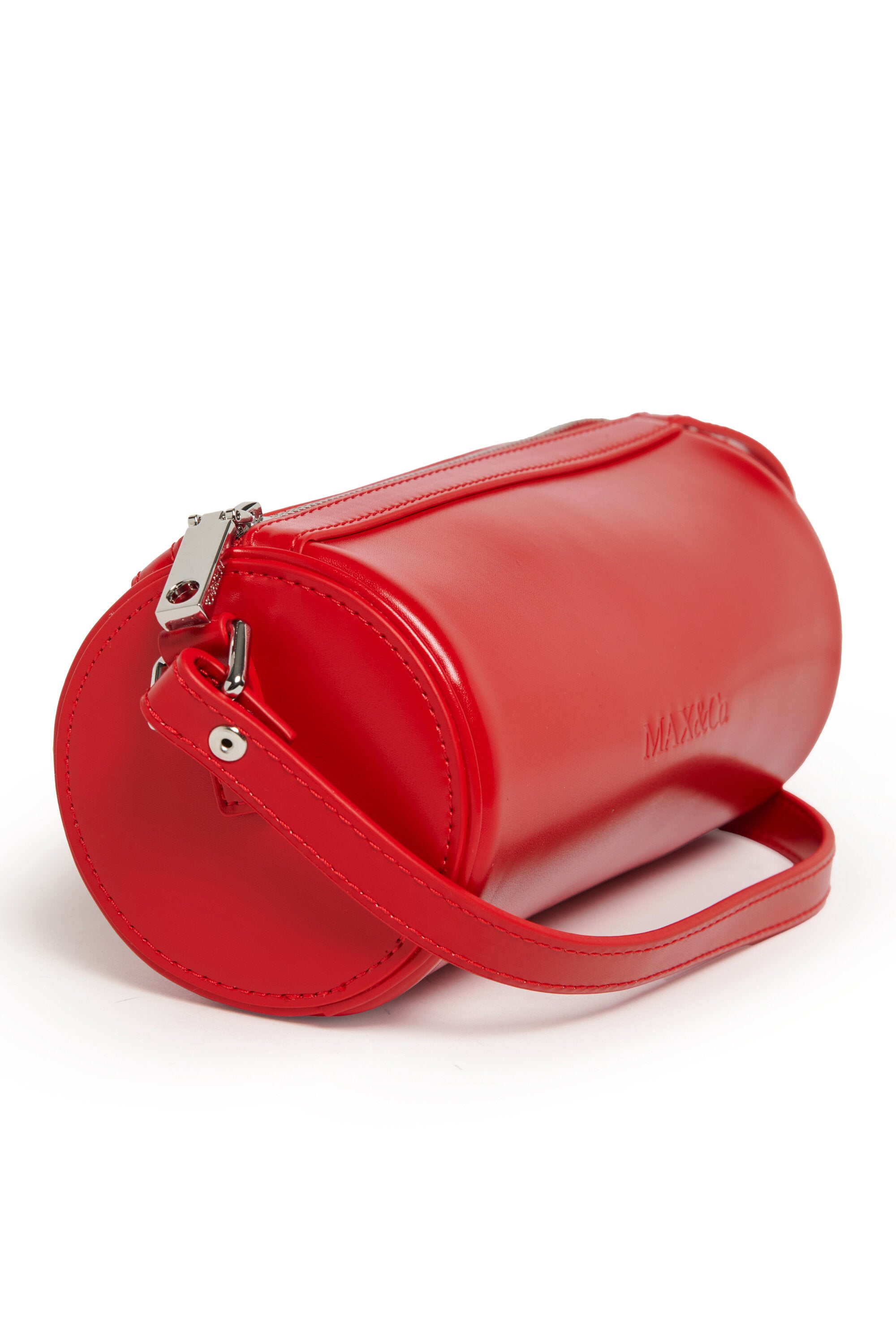 Coated fabric top hat bag