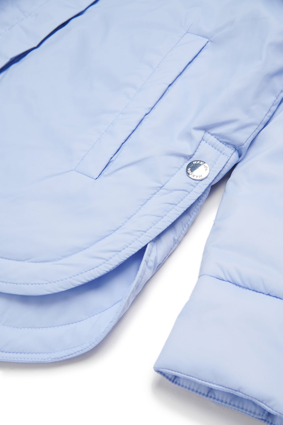 Chaqueta acolchada con logo estampado