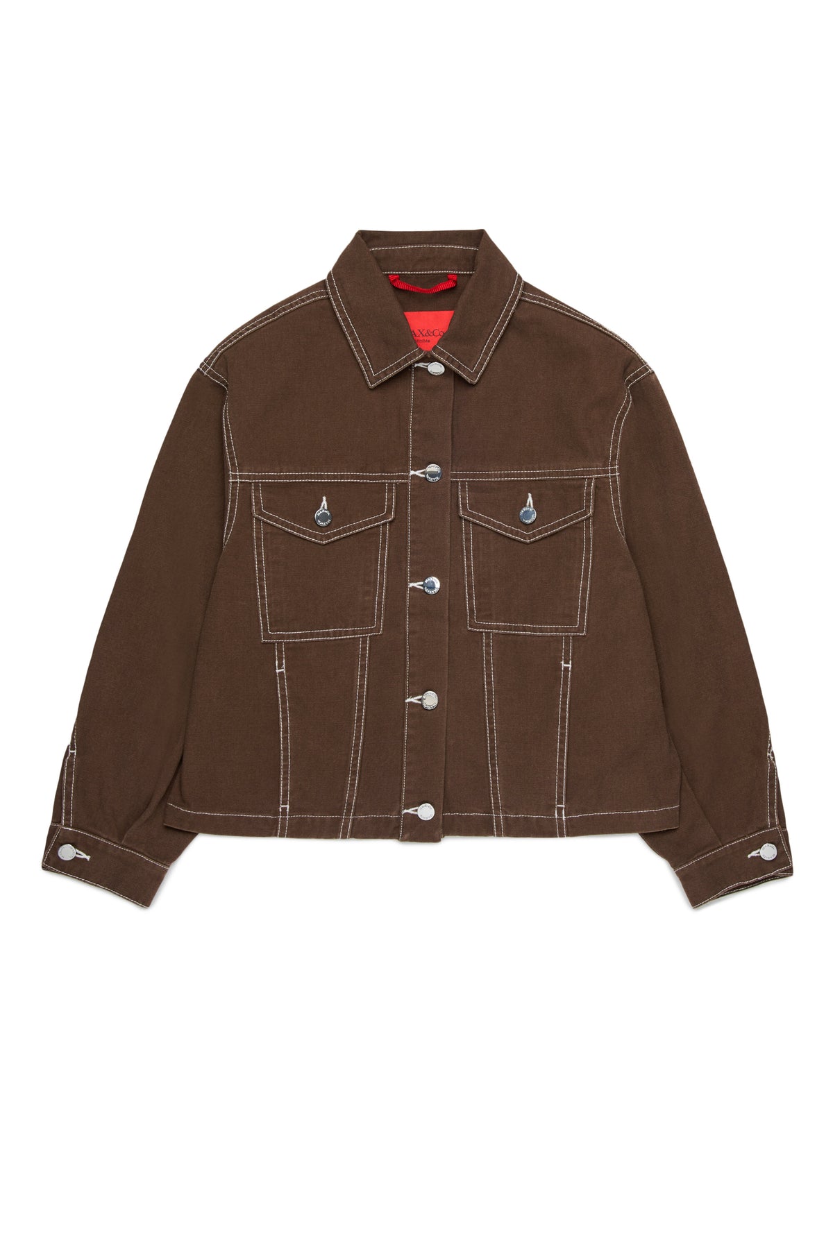 Veste en denim avec logo