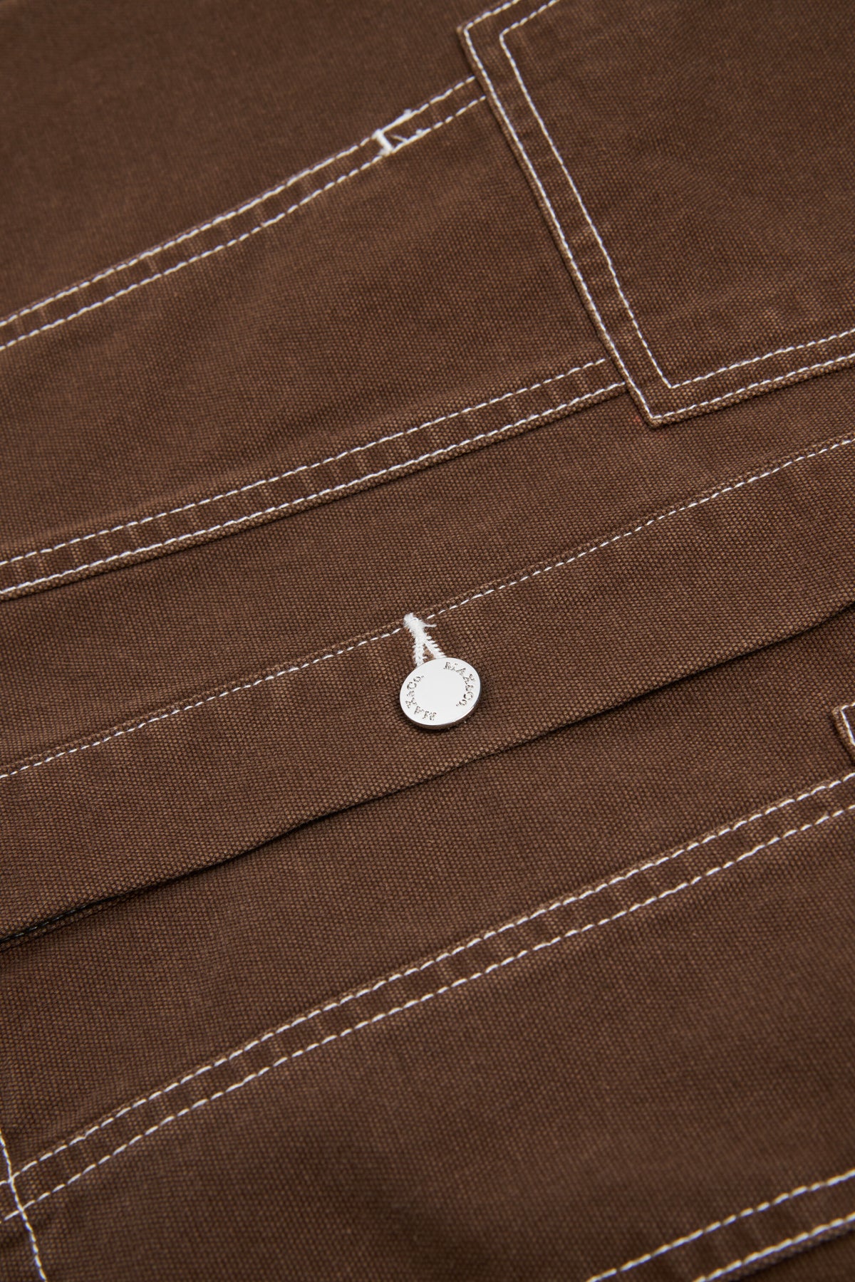 Veste en denim avec logo