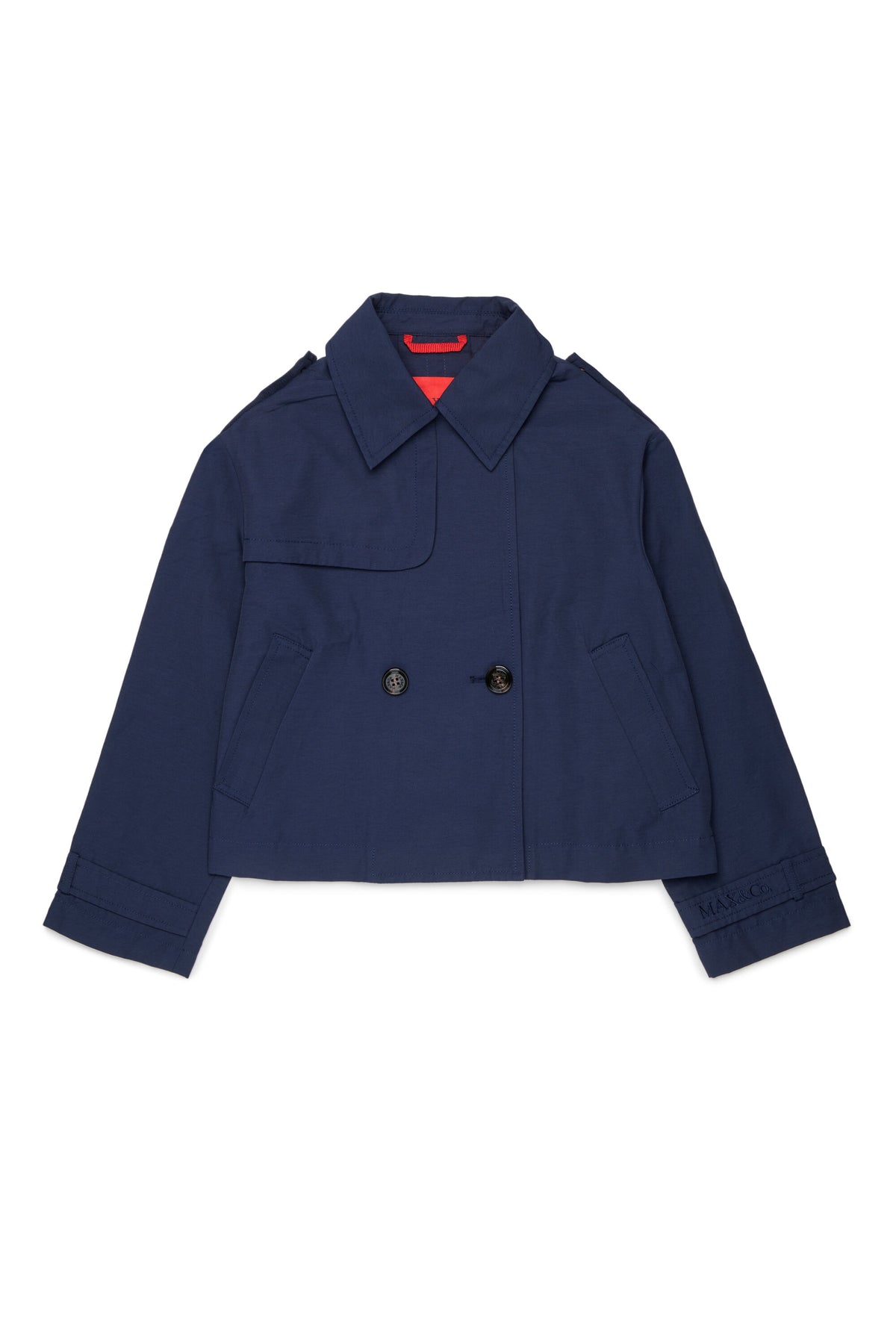 Veste croisée avec logo