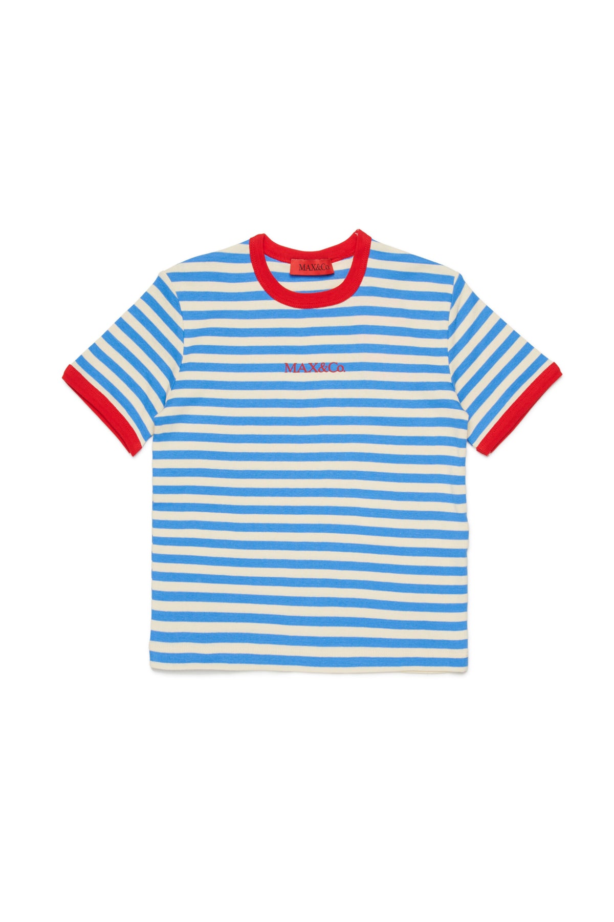 Striped T-shirt with logo