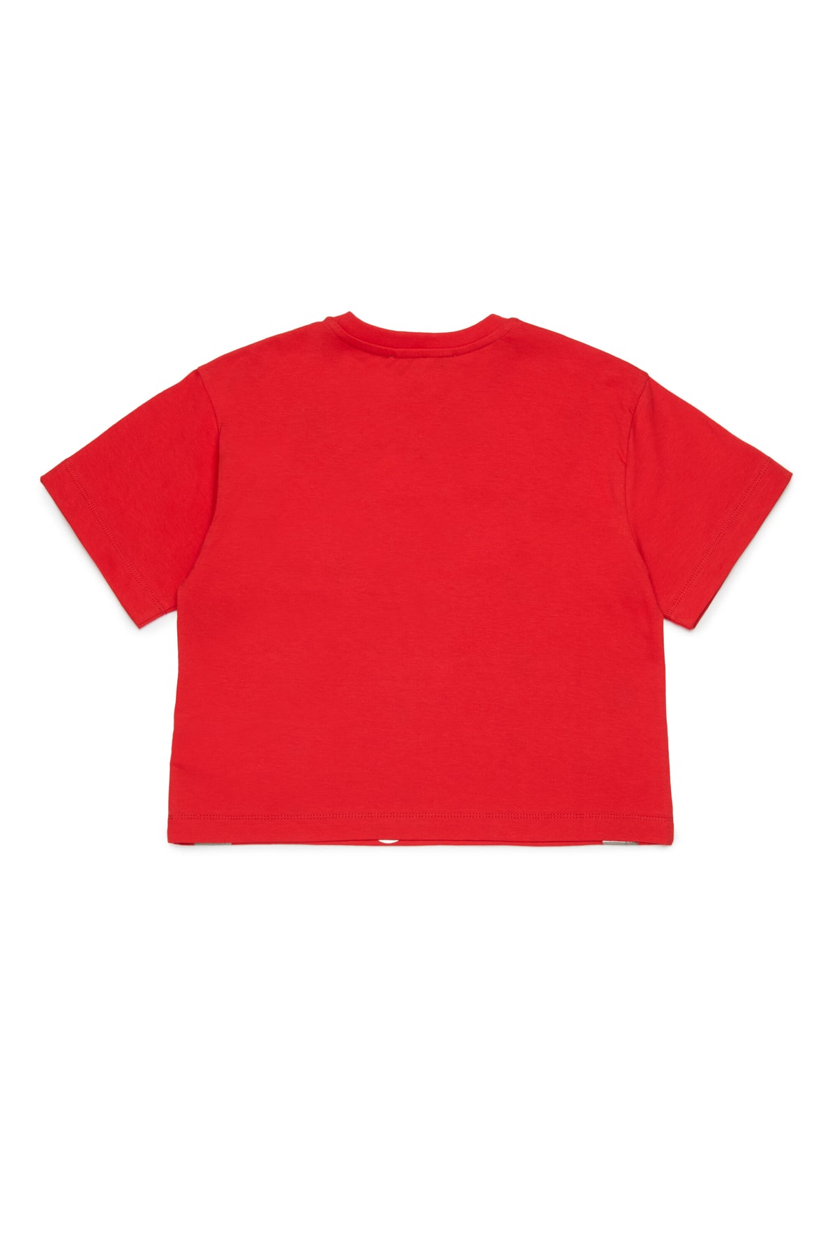 T-shirt with logo and metallic polka dots