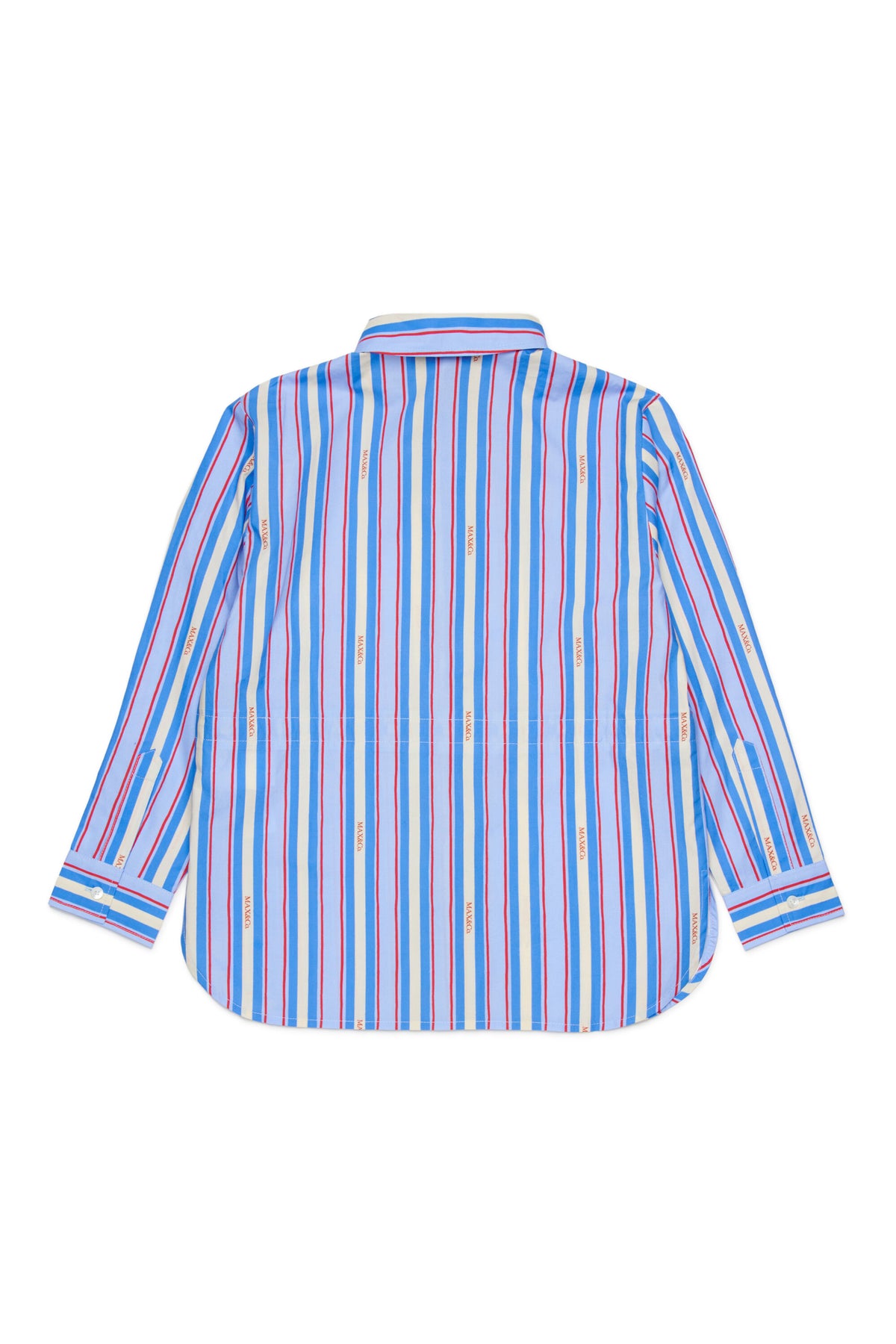 Chemise à rayures avec logo