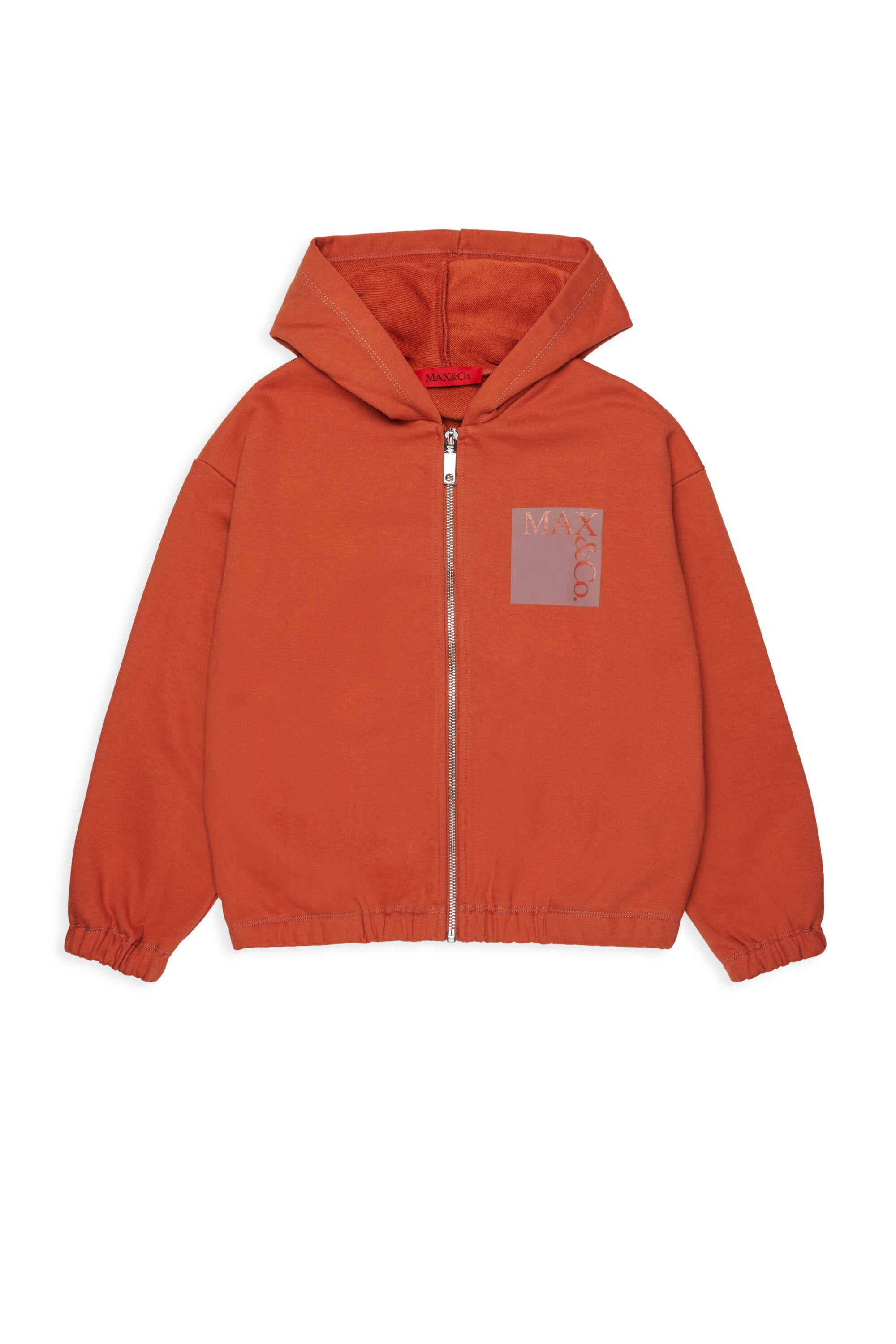 Sweat à fermeture zippée complète avec logo