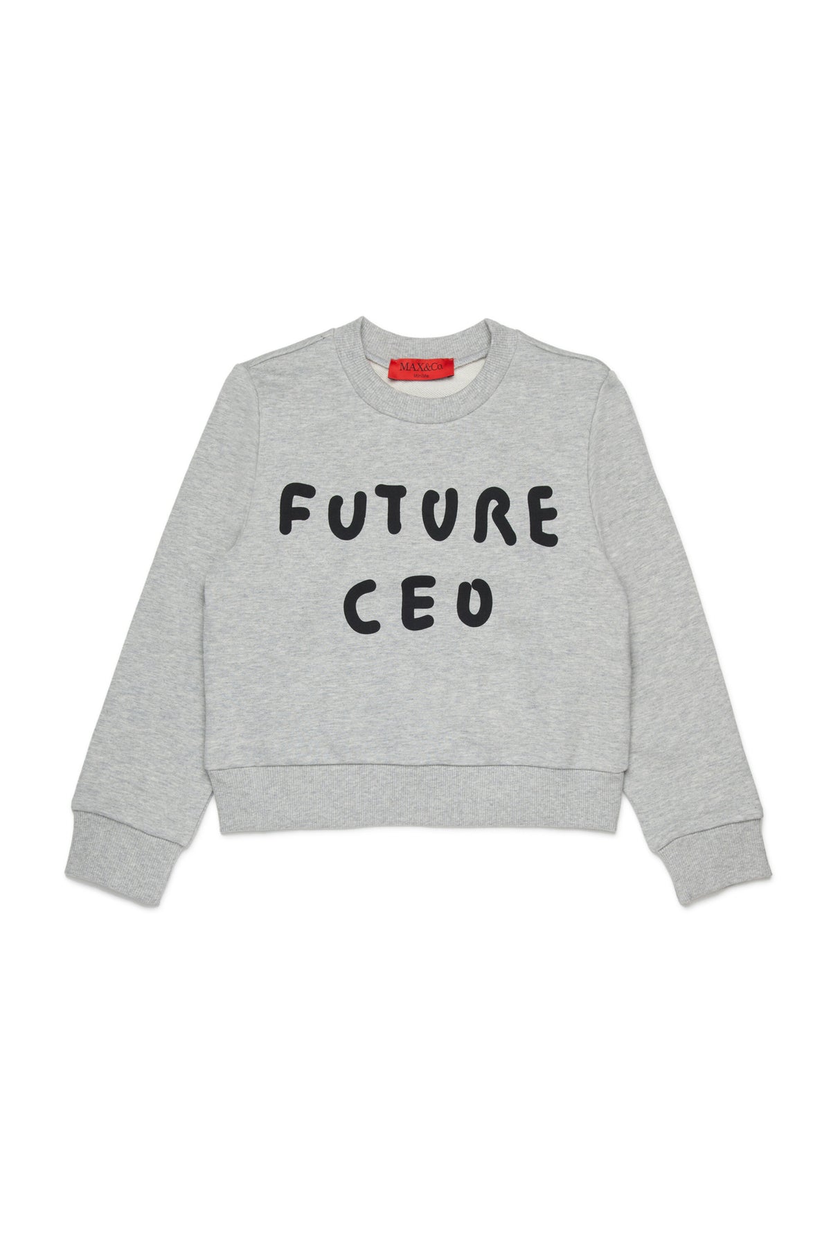 Sudadera de cuello redondo con logo estampado