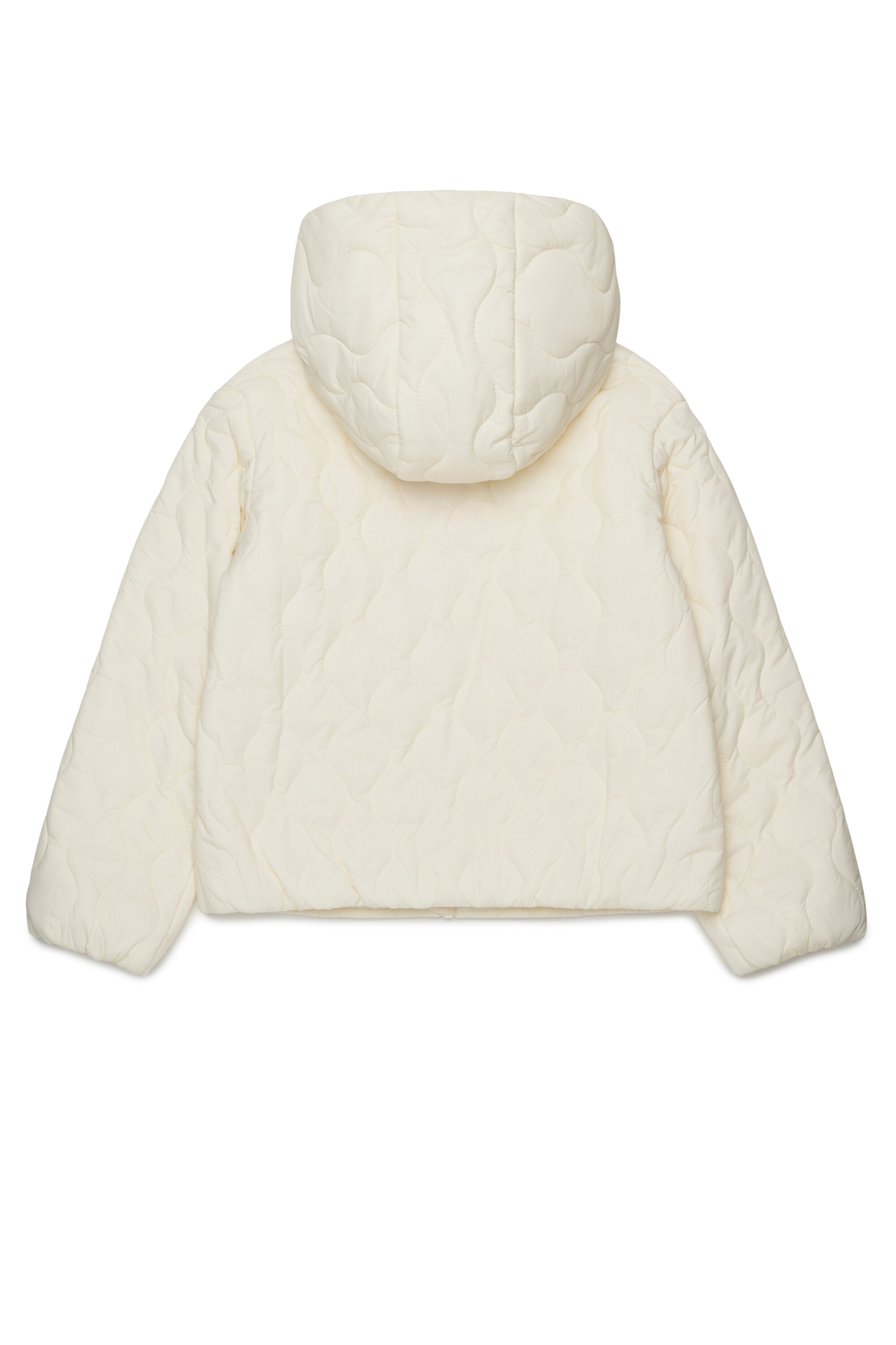 Chaqueta acolchada con logo estampado