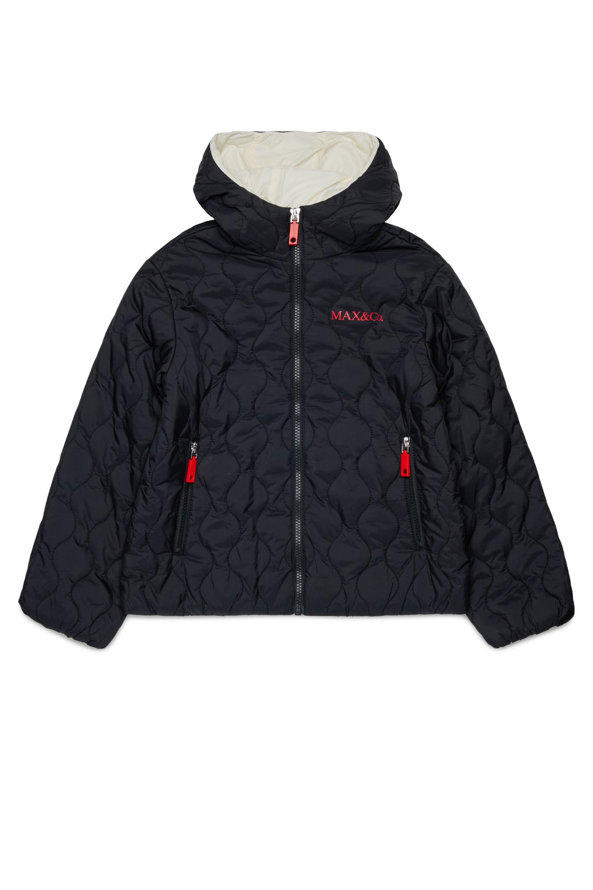 Veste matelassée avec logo imprimé