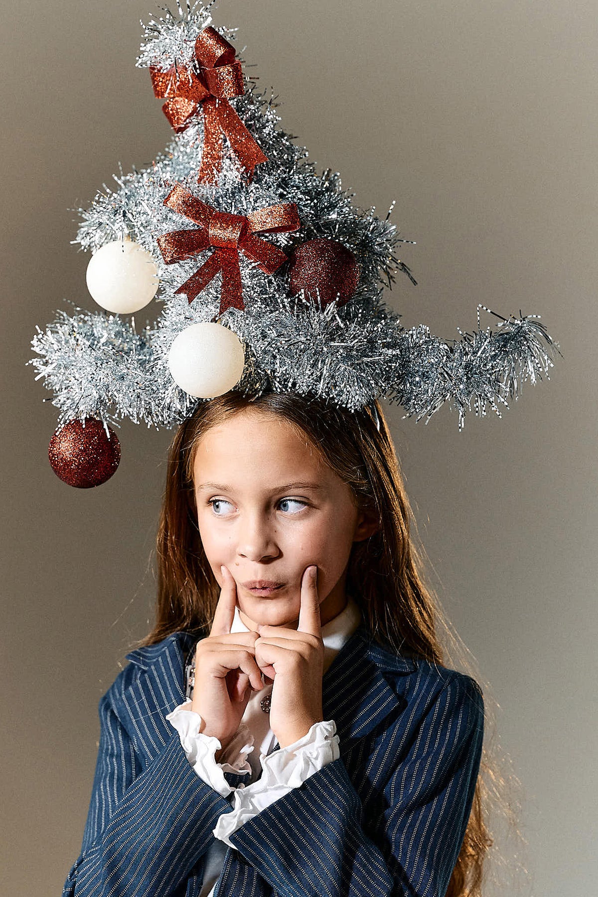 Blazer jacket with printed logo