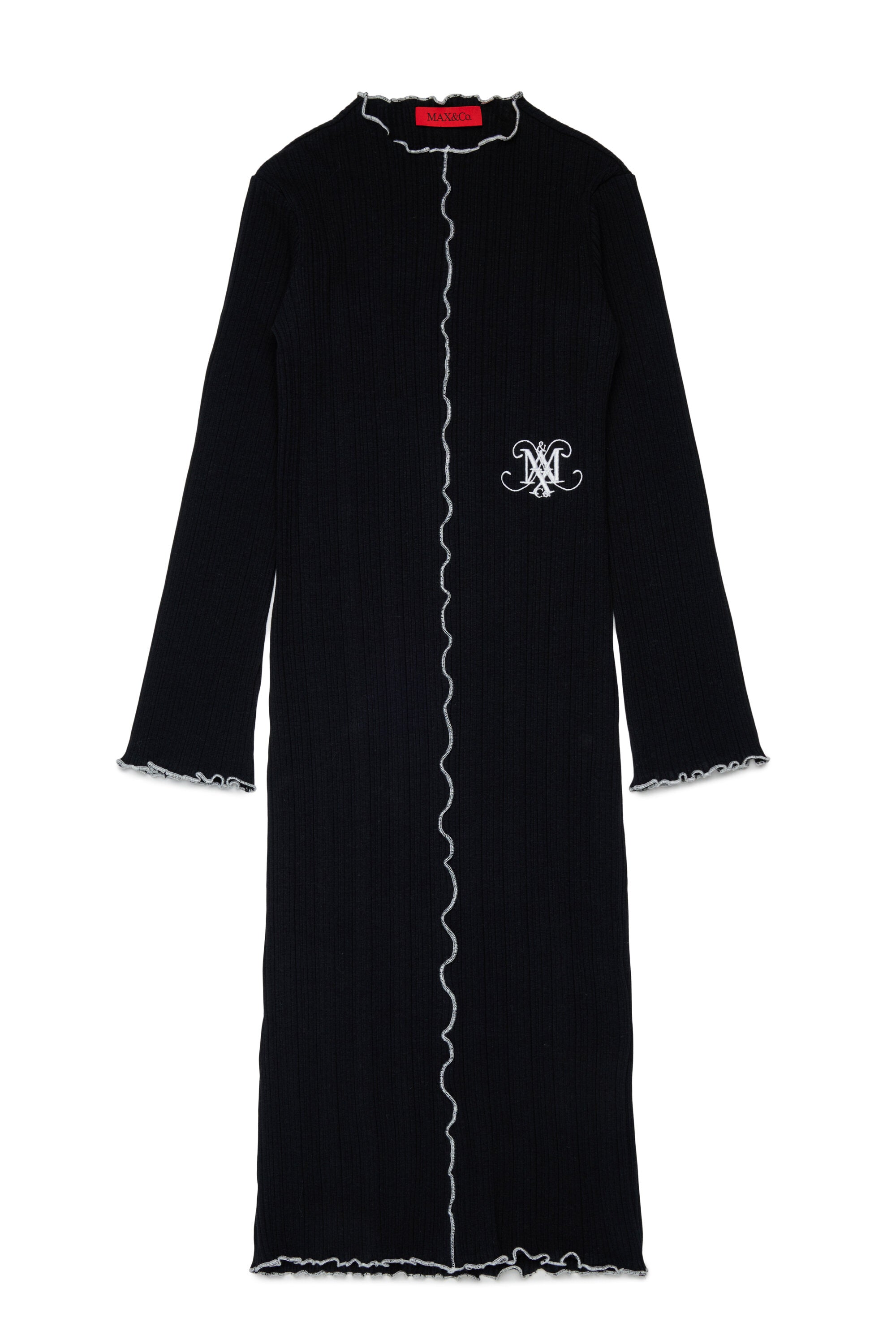 Robe midi avec logo