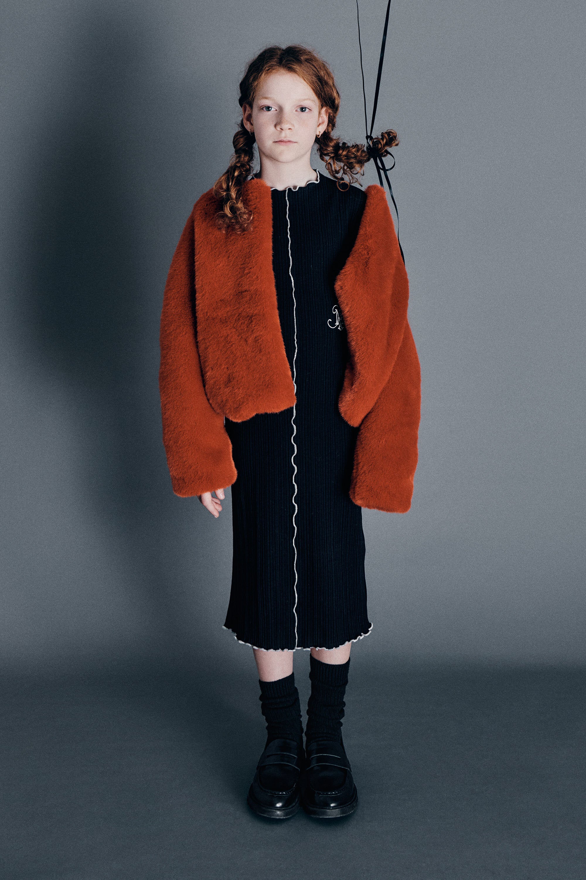 Robe midi avec logo