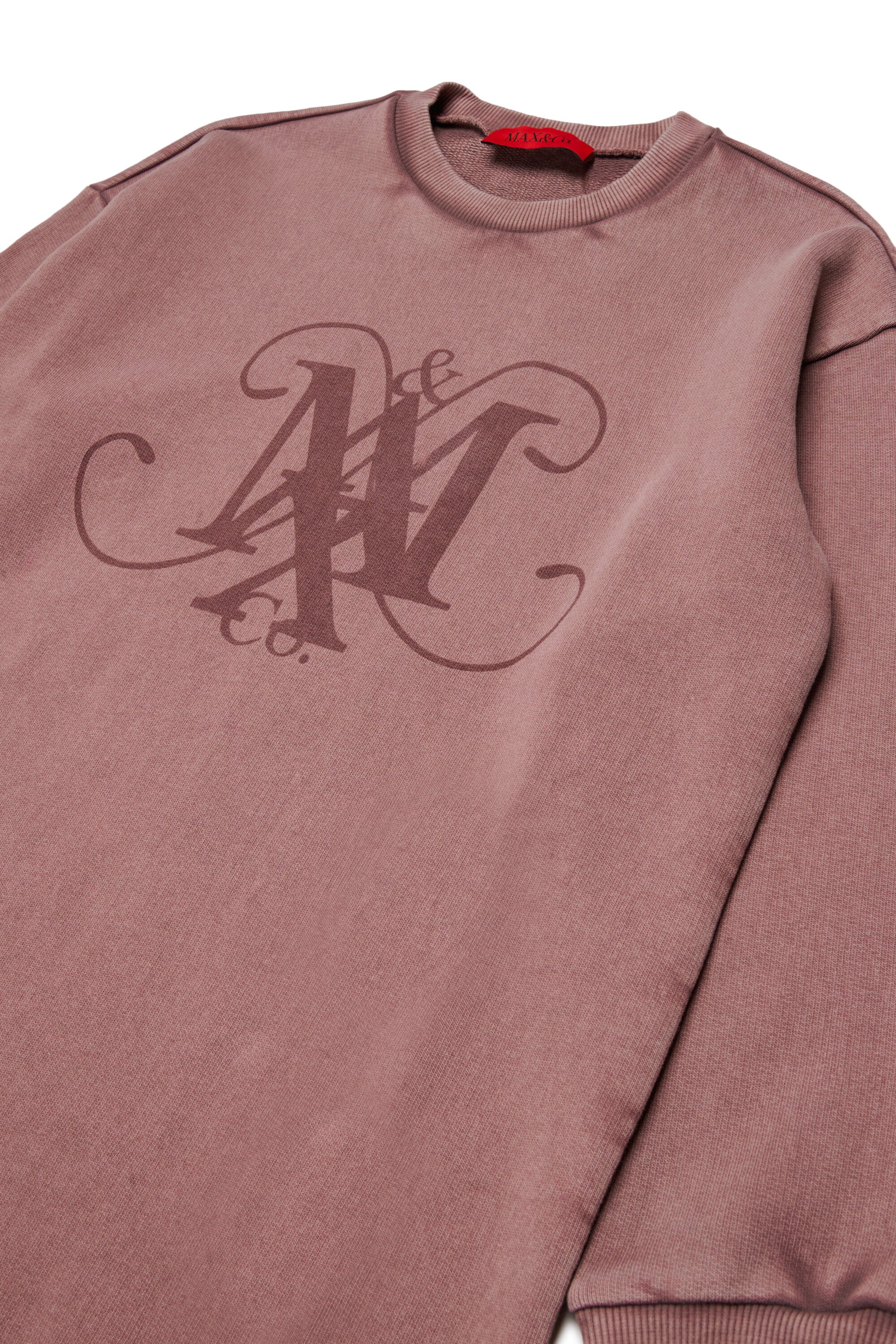 Robe en molleton avec logo