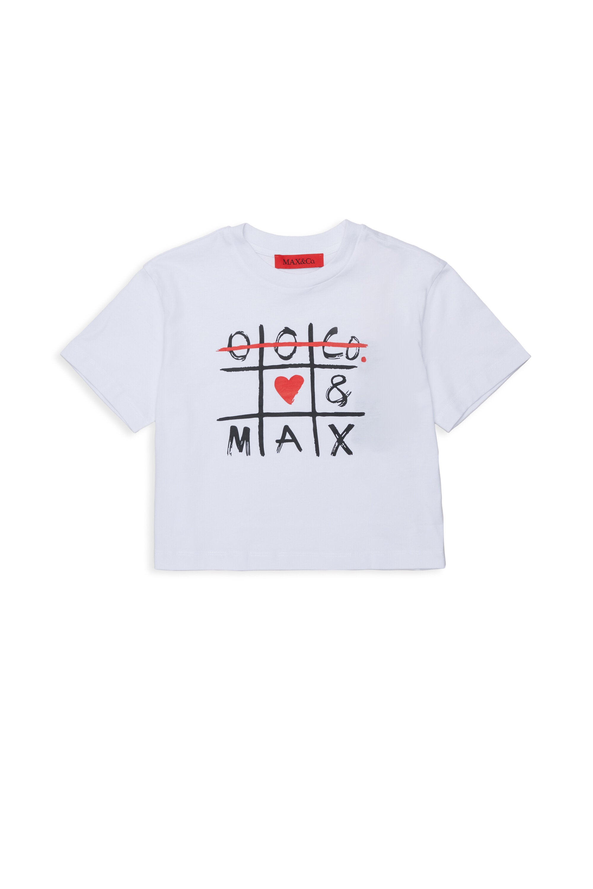 T-shirt col ras du cou avec logo