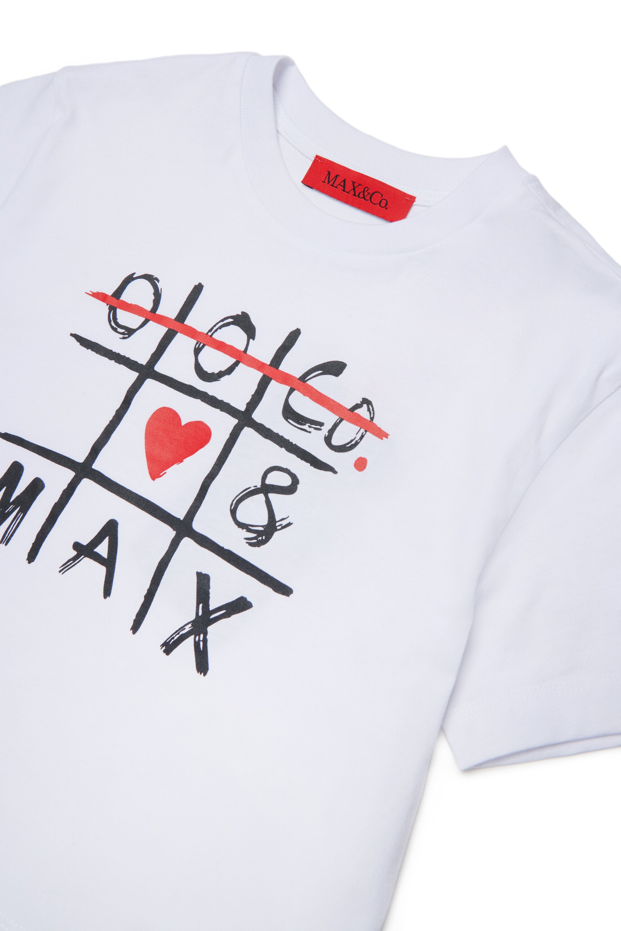 T-shirt col ras du cou avec logo