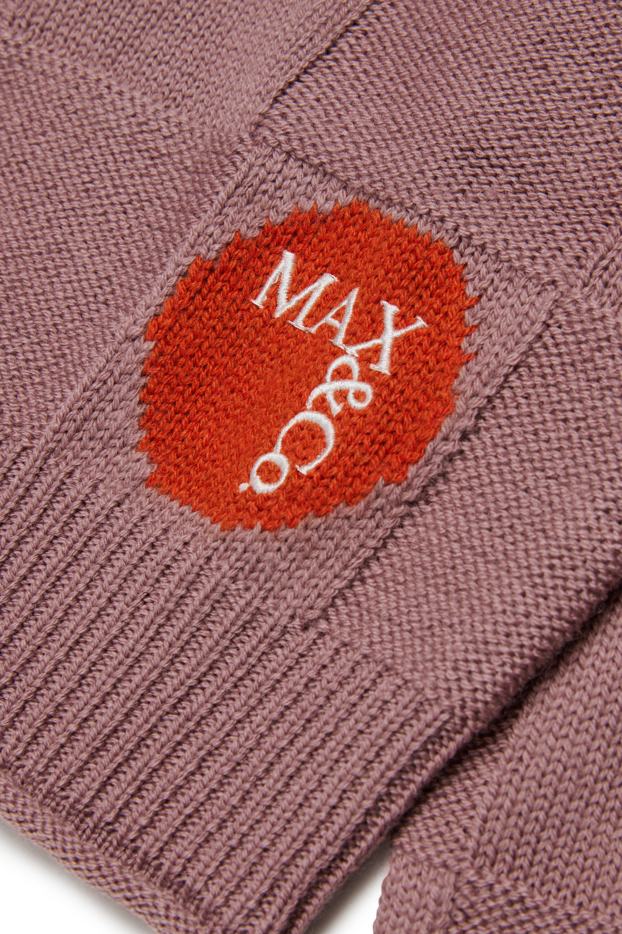 Pull à col en V avec logo