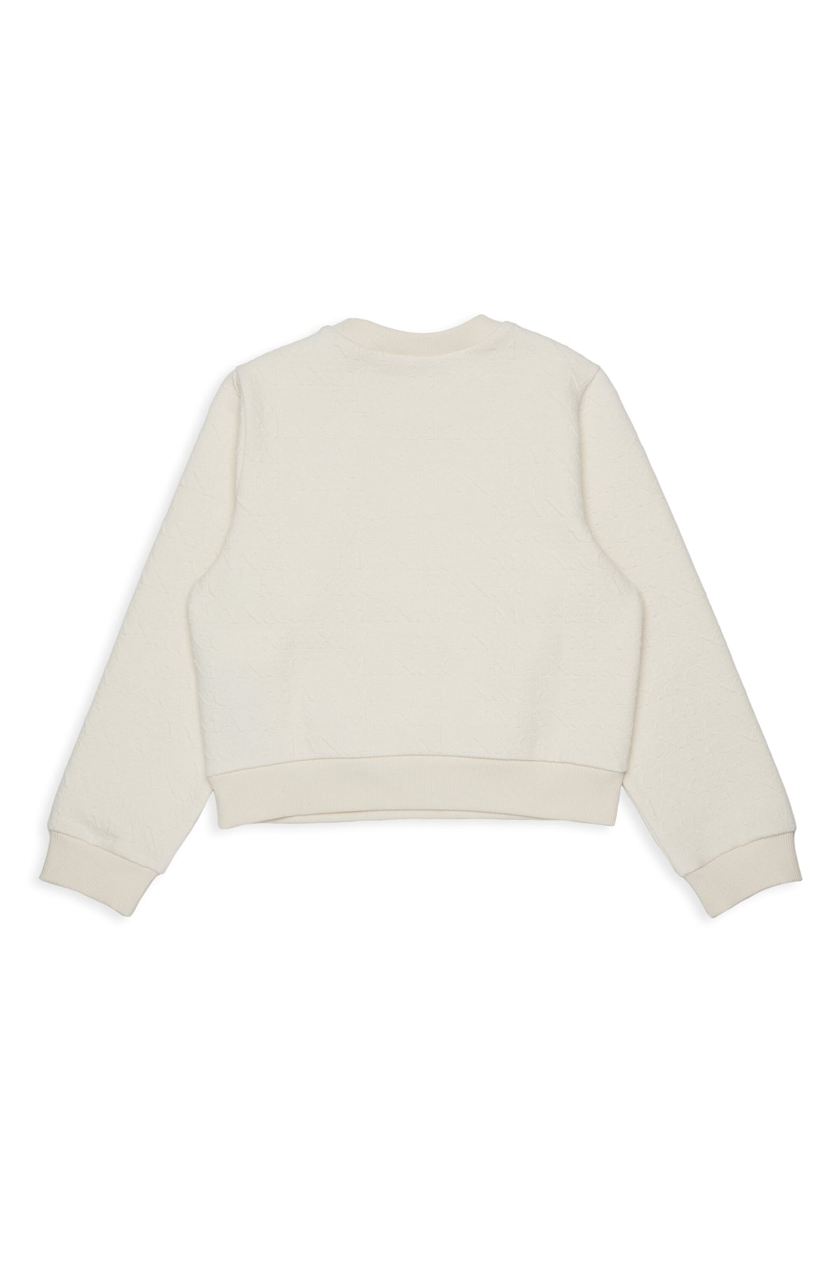 Sweat-shirt col rond en jacquard
